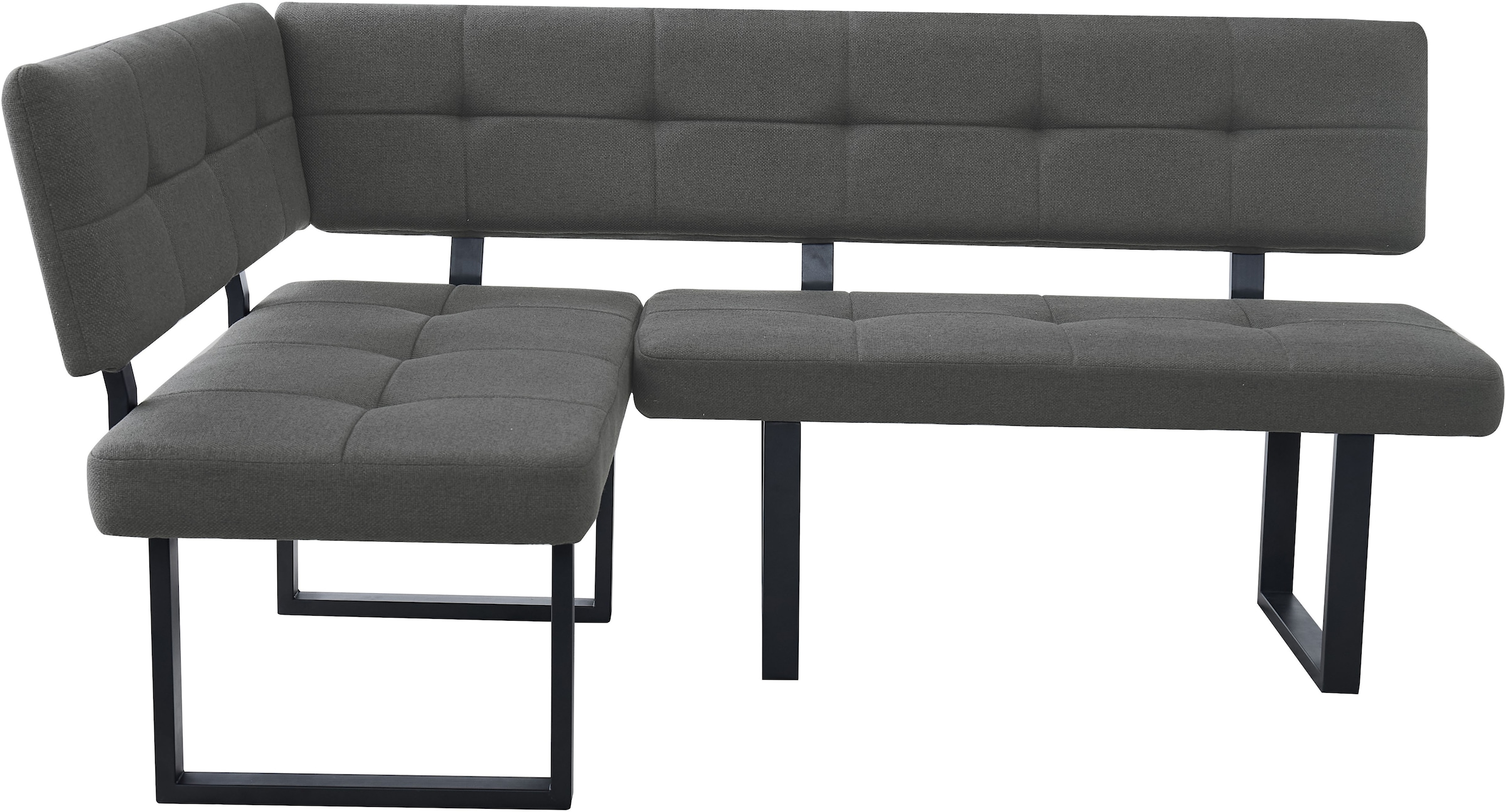 OTTO home Eckbankgruppe »Alabama, 4tlg-Set, Esstisch, Eckbank plus 2 Stühle« Spar-Set, 4 tlg. Sitzgruppe mit Federkern, 2 Freischwingern und Sinterstein-Tisch