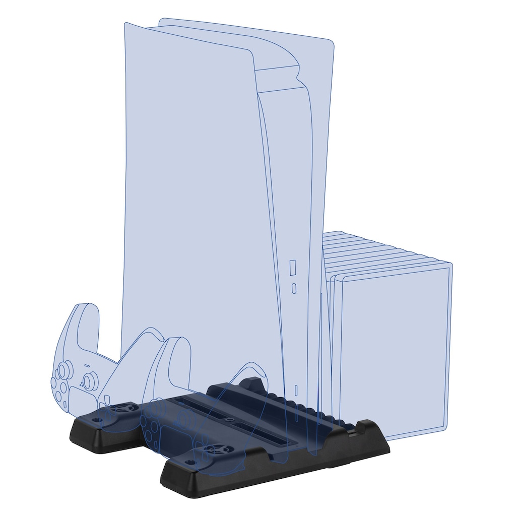 KONIX Playstation-Halterung »PS5 Cool & Charge Station Spaceship«