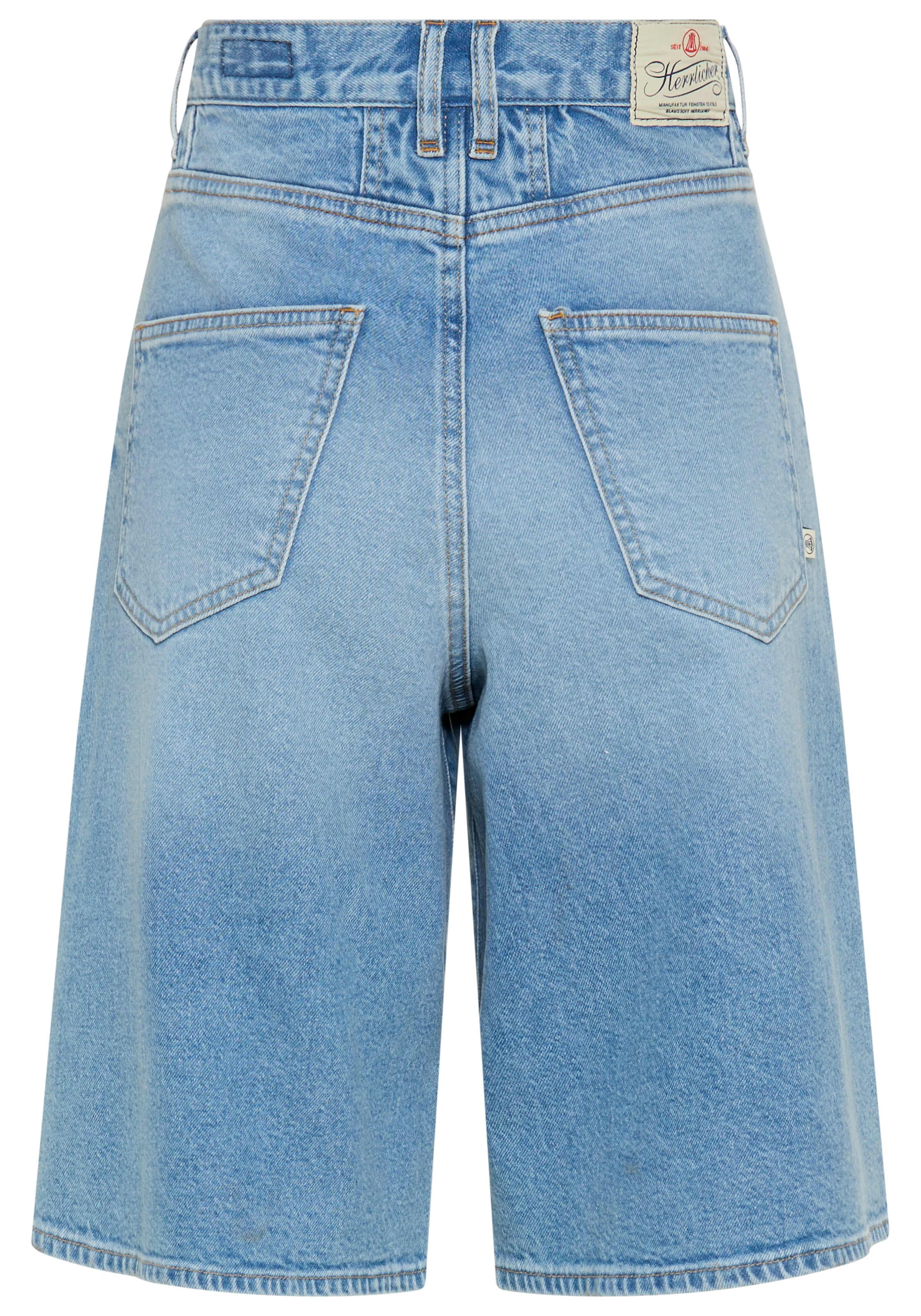 Herrlicher Jeansbermudas »Brooke Bermuda Denim« mit weitem Bein