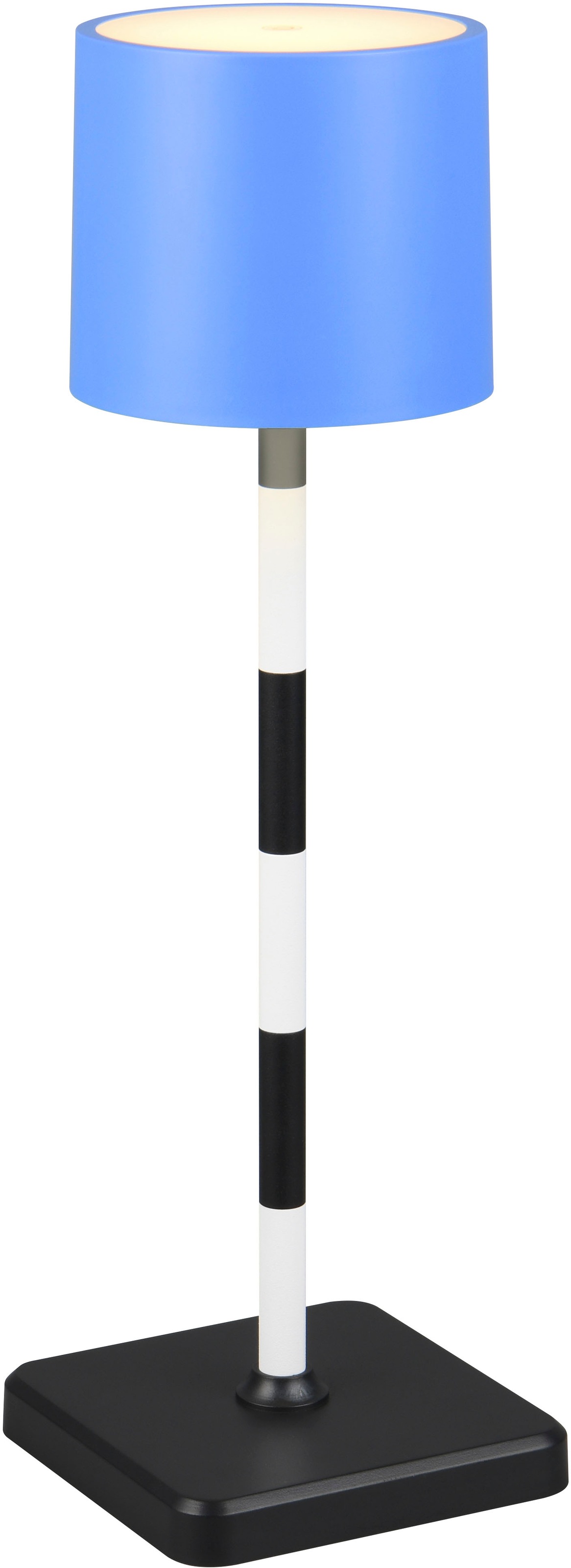 REALITY Leuchten LED Außen-Tischleuchte »Fernandez«, LED fest integriert, dimmbar, Lichtfarbe einstellbar, USB Ladestation