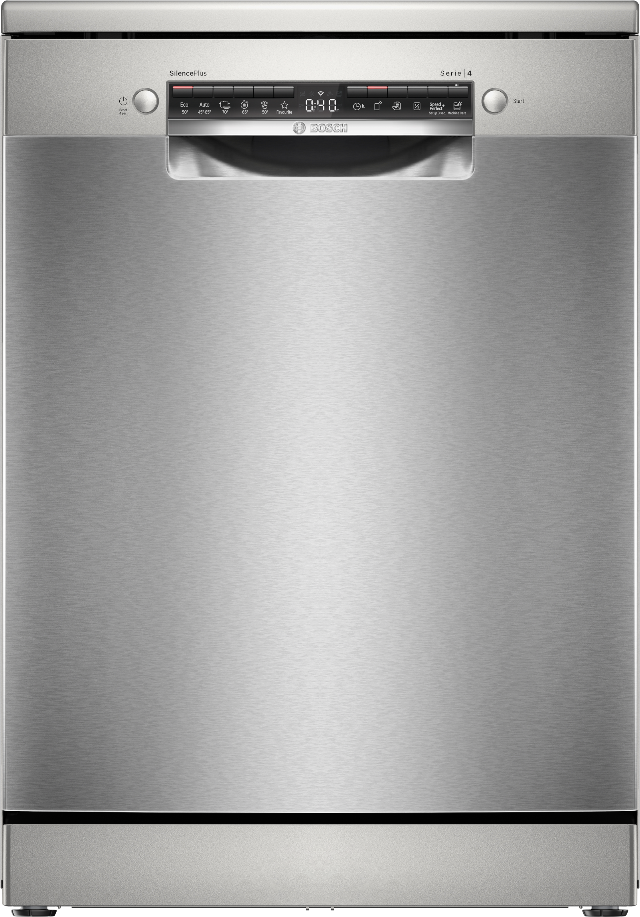 BOSCH Standgeschirrspüler Serie 4 "SMS4EVI08E" 14 Maßgedecke Automatische Türöffnung für mehr Effizienz