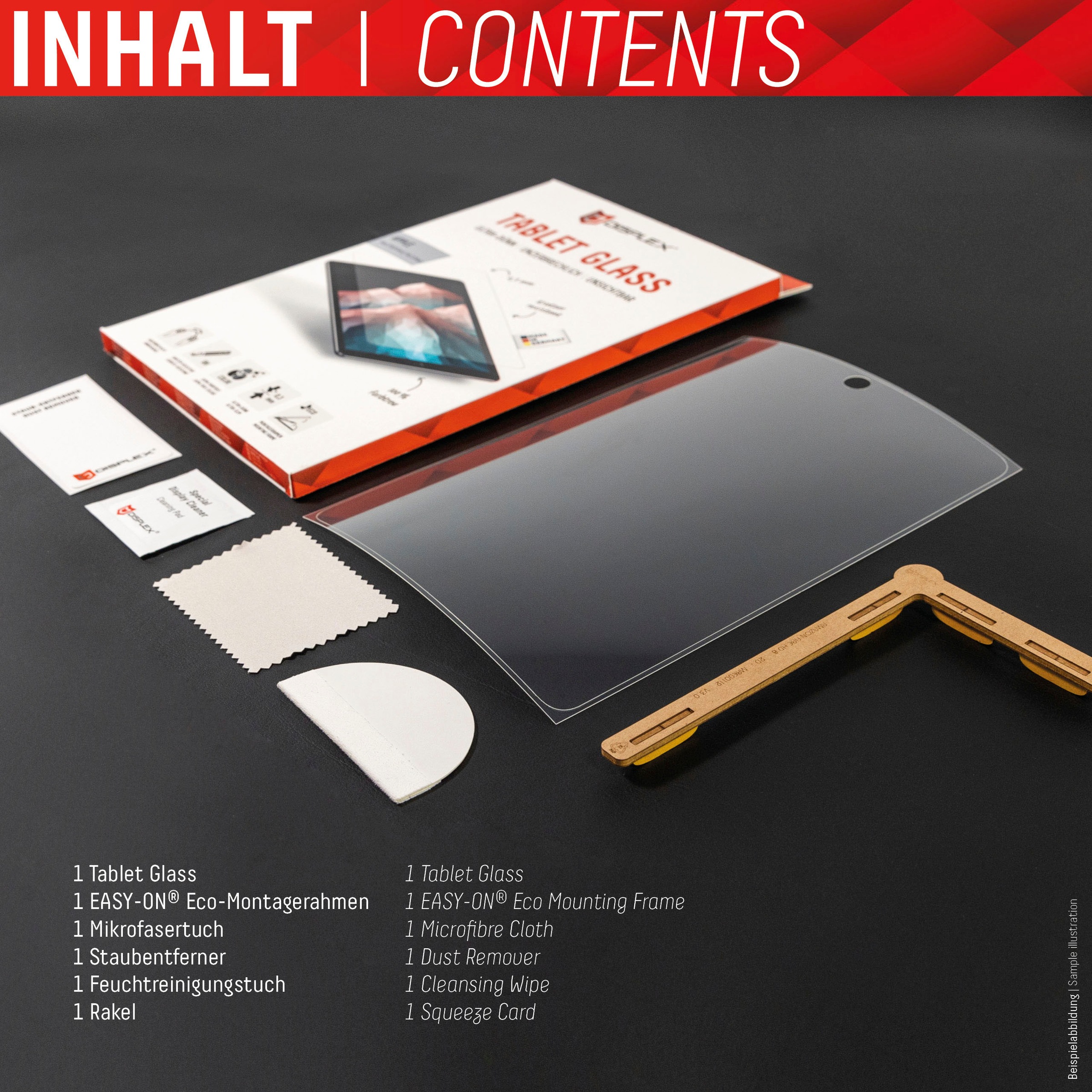 Displex Displayschutzfolie »Tablet Glass iPad Pro 11 (1/2/3)/Air (4)«, für Apple iPad Pro 11" (1.-4. Gen.)-Apple iPad Air (4. und 5. Gen.), (1 St.)