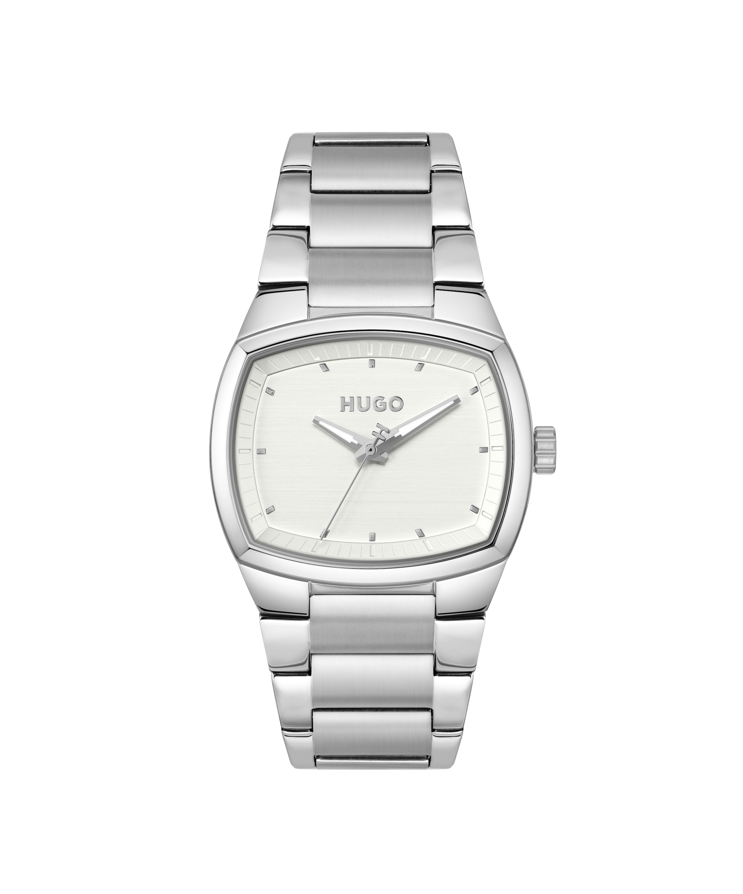 HUGO Quarzuhr »#TELLY« Armbanduhr, Herrenuhr, Edelstahlarmband, analog