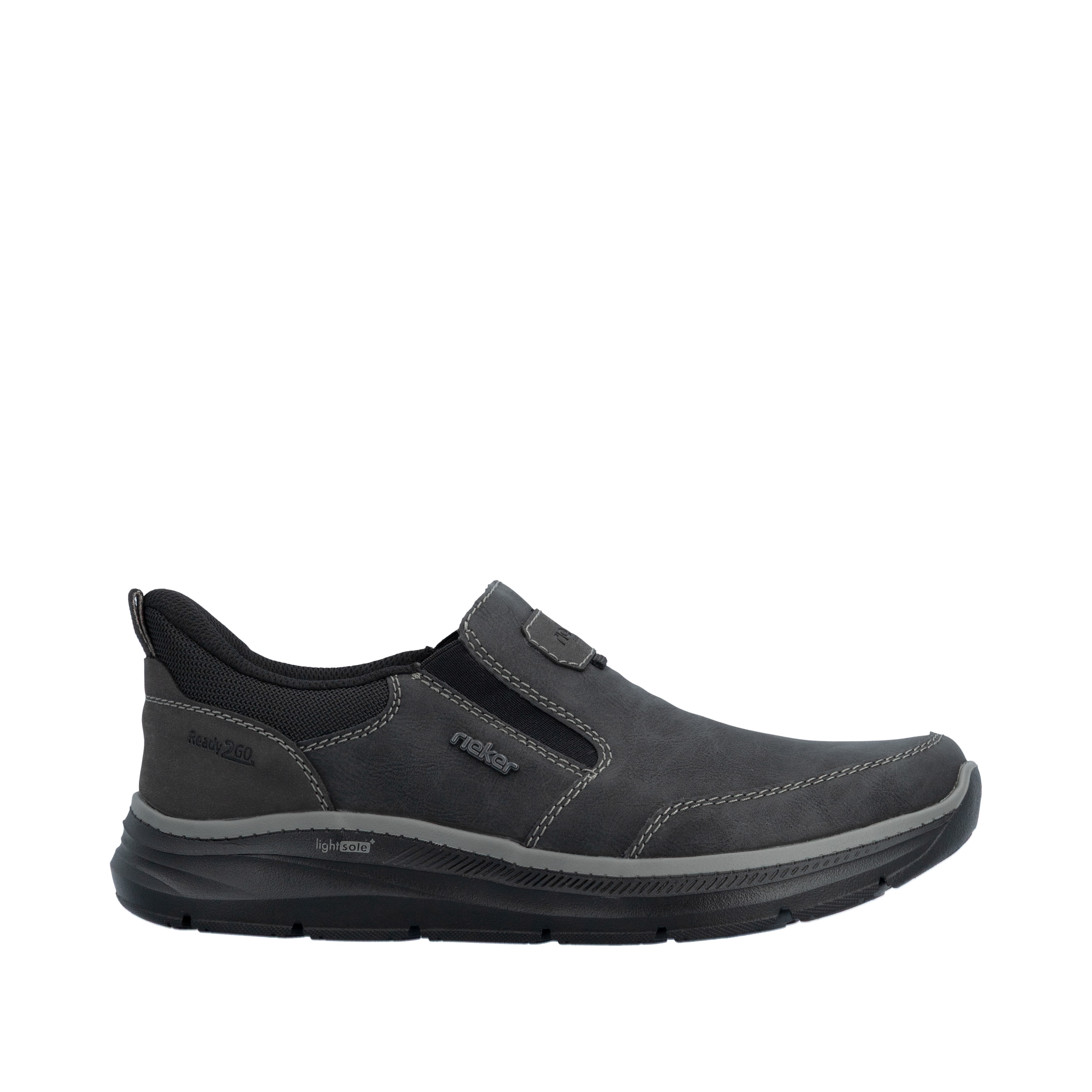 Rieker Slipper »Ready2GO«  Schlupfschuh, Halbschuh, Freizeitschuh mit Stretcheinsätze
