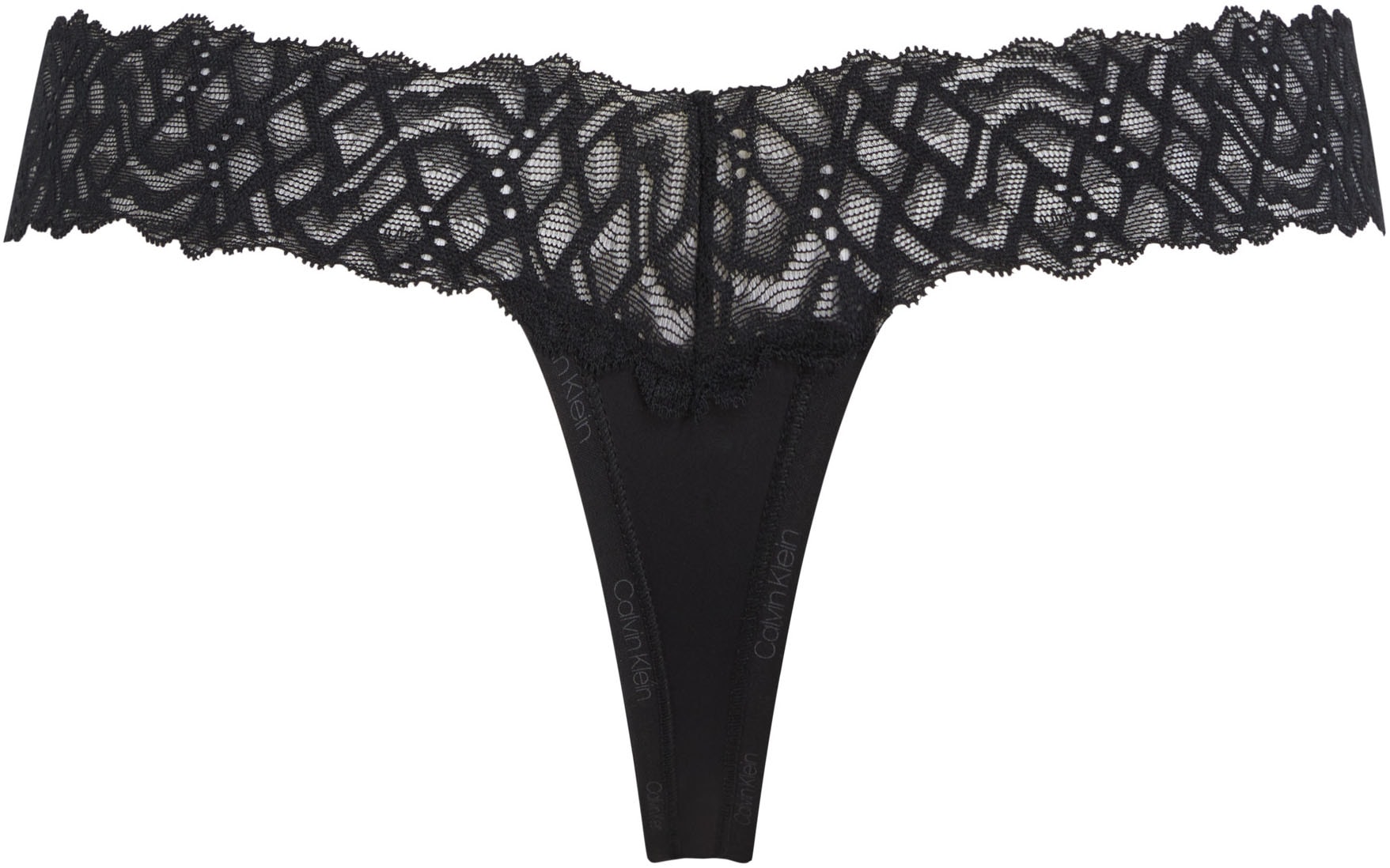 Calvin Klein Underwear Stringtanga »THONG«, mit Spitze am Bund