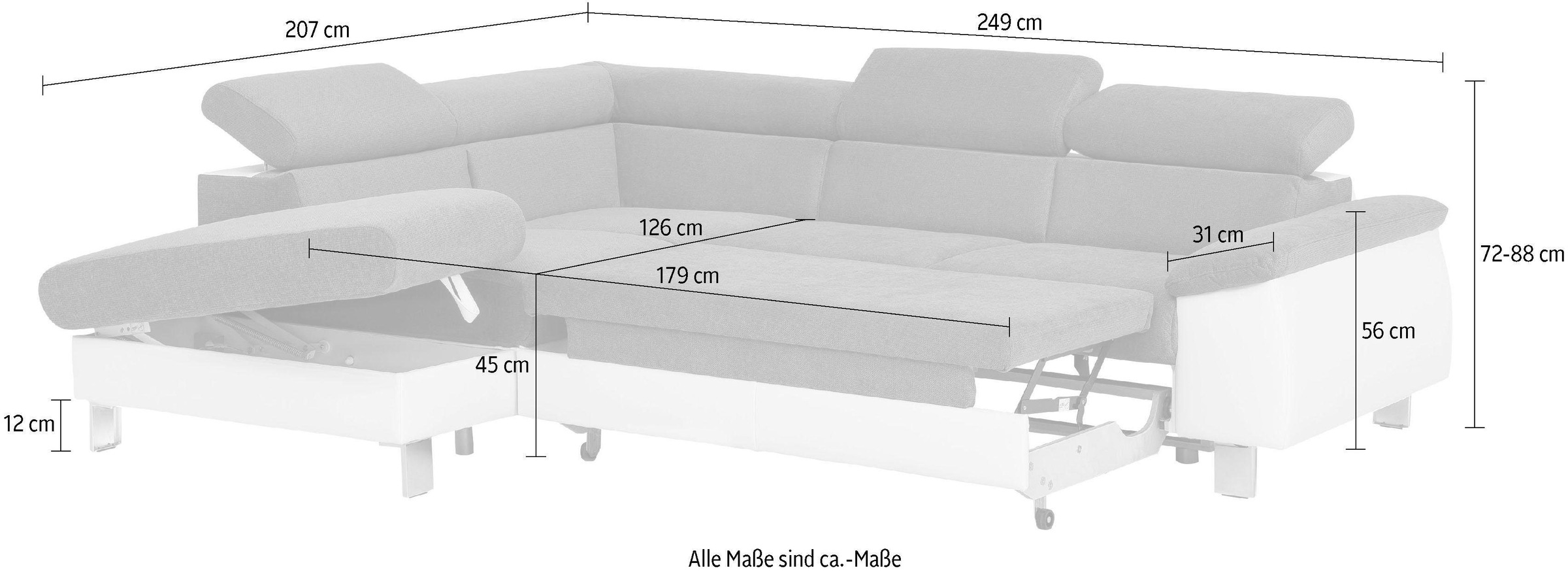 COTTA Ecksofa