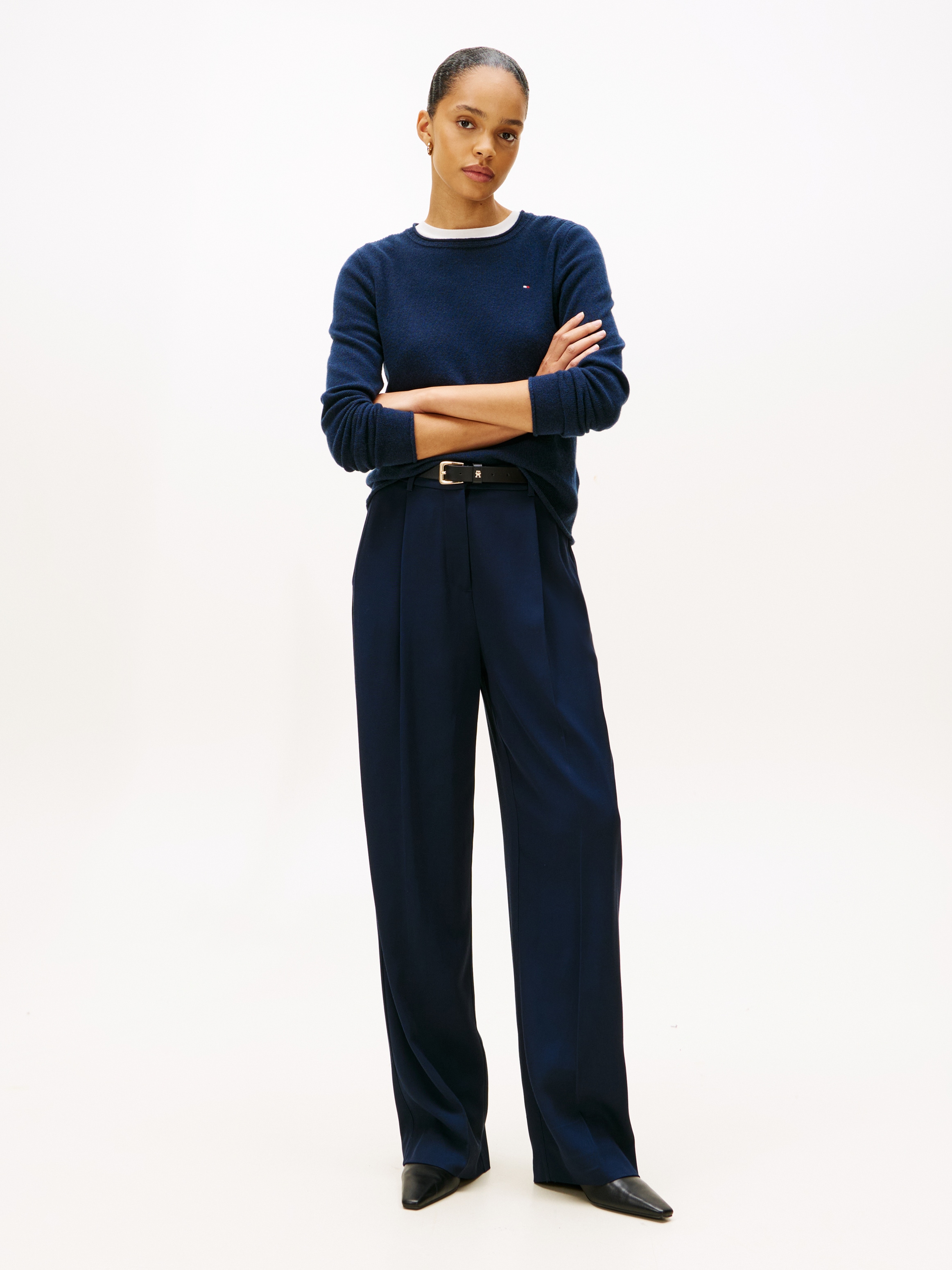 Tommy Hilfiger Strickpullover aus reiner Wolle