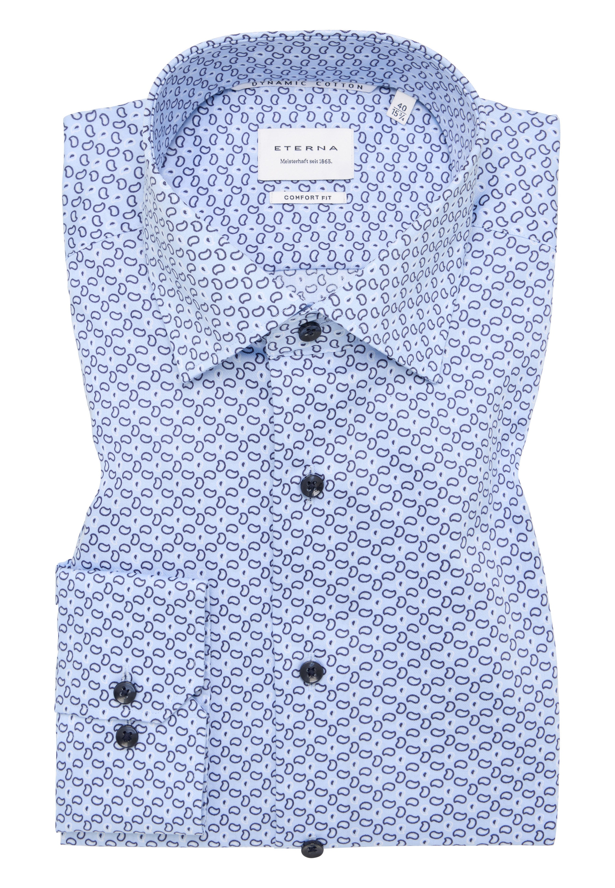 Eterna Langarmhemd »COMFORT FIT«, NON IRON (bügelfrei)