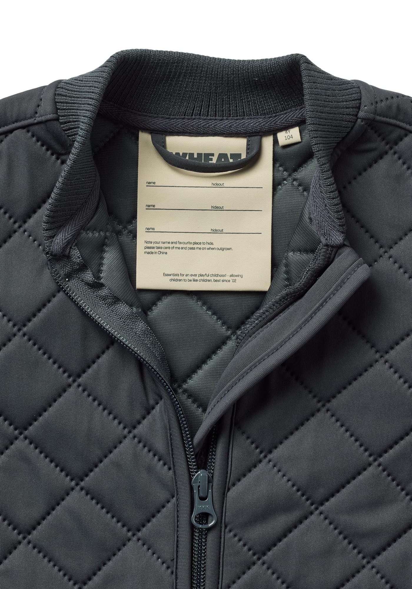 WHEAT Outdoorjacke »Loui«, mit cooler Steppung und praktischen Daumenlöchern, hinten länger