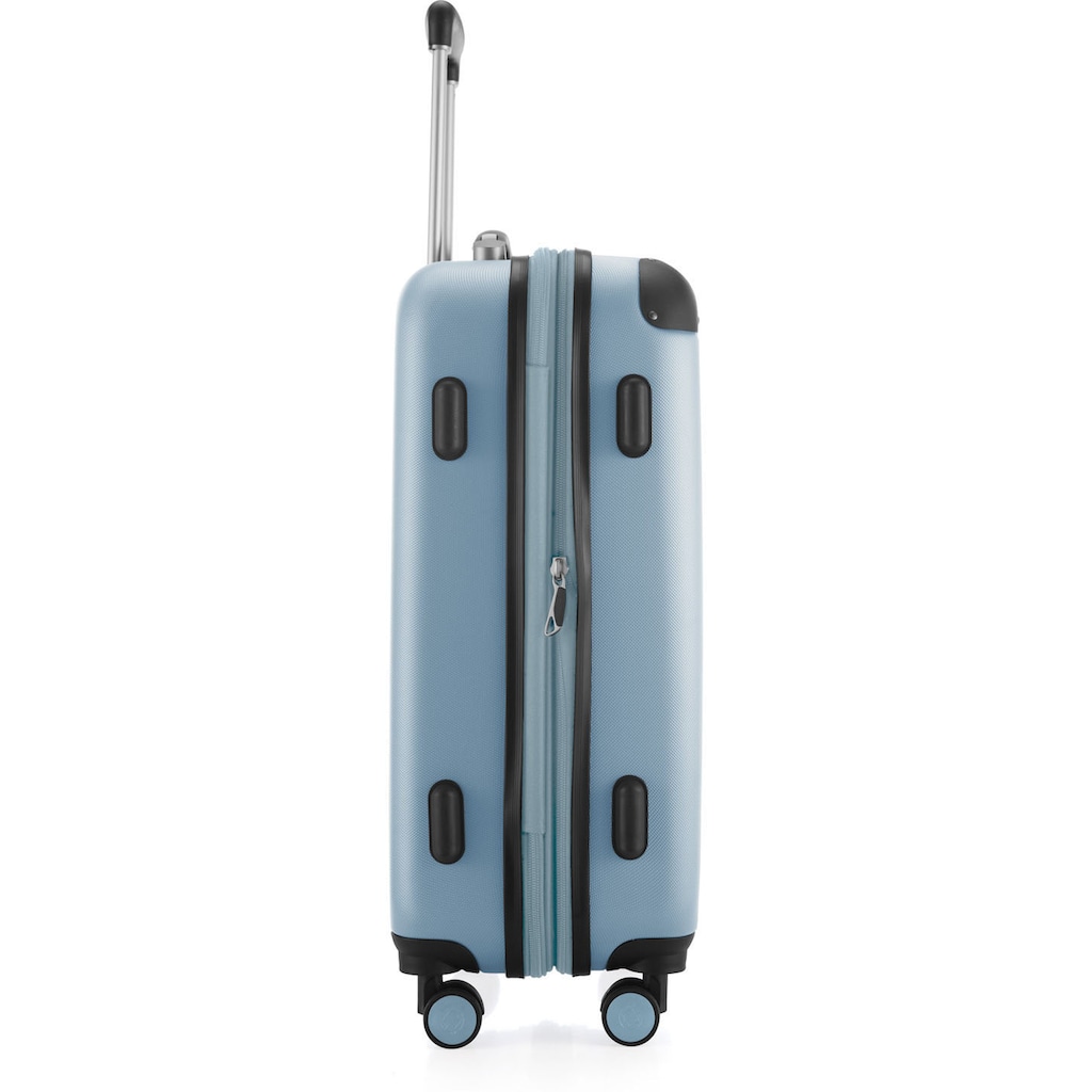 Hauptstadtkoffer Hartschalen-Trolley »Spree, 55 cm, pool blue«, 4 Rollen