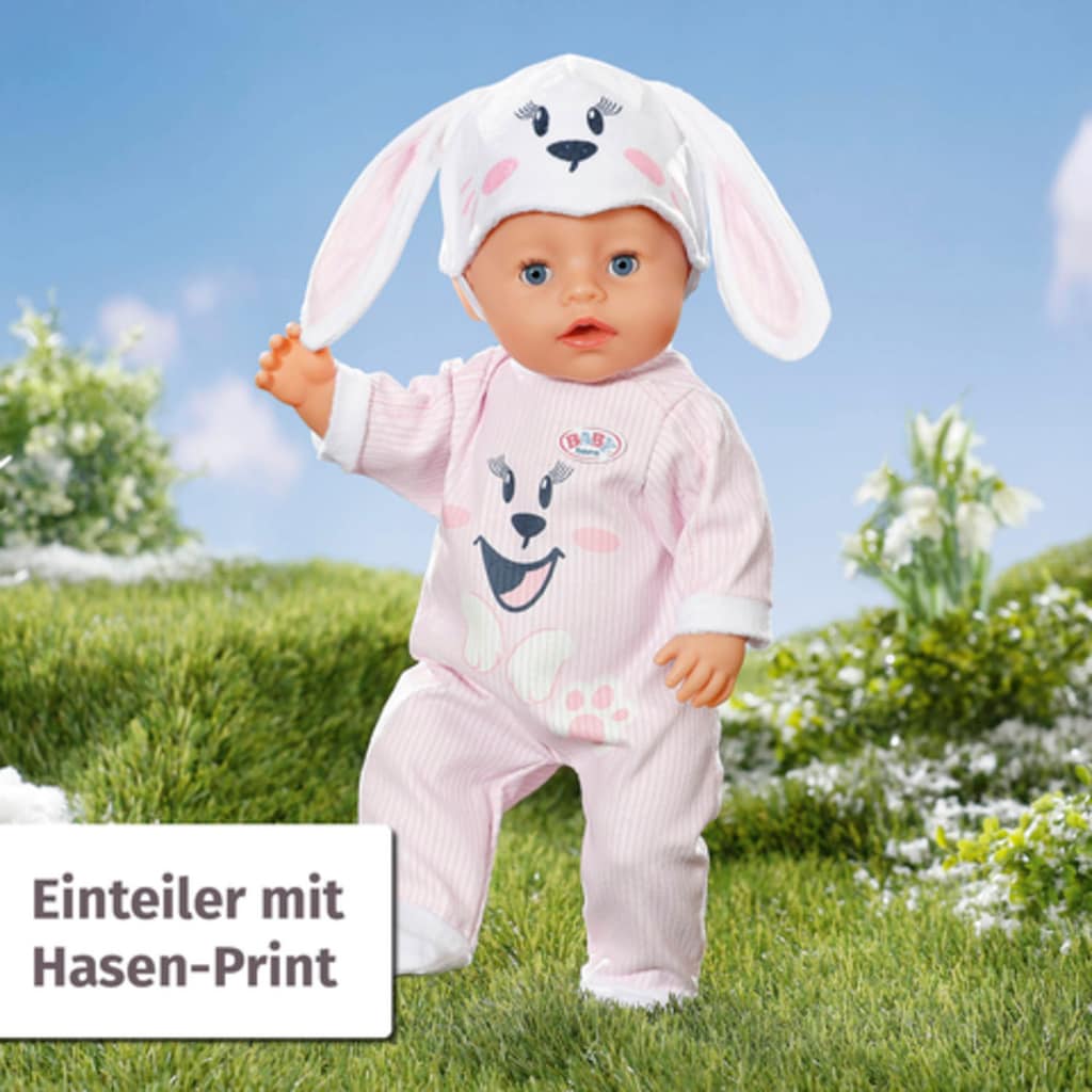 Baby Born Puppenkleidung »Häschen Kuschelanzug, 43 cm«