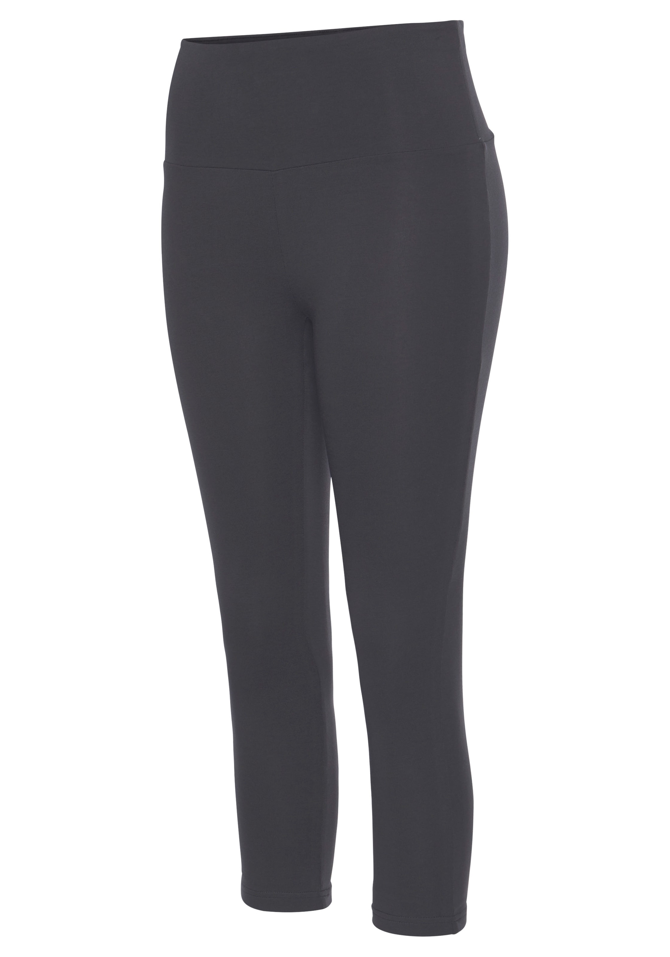 LASCANA Caprileggings, mit breitem weichem Bündchen, Loungewear