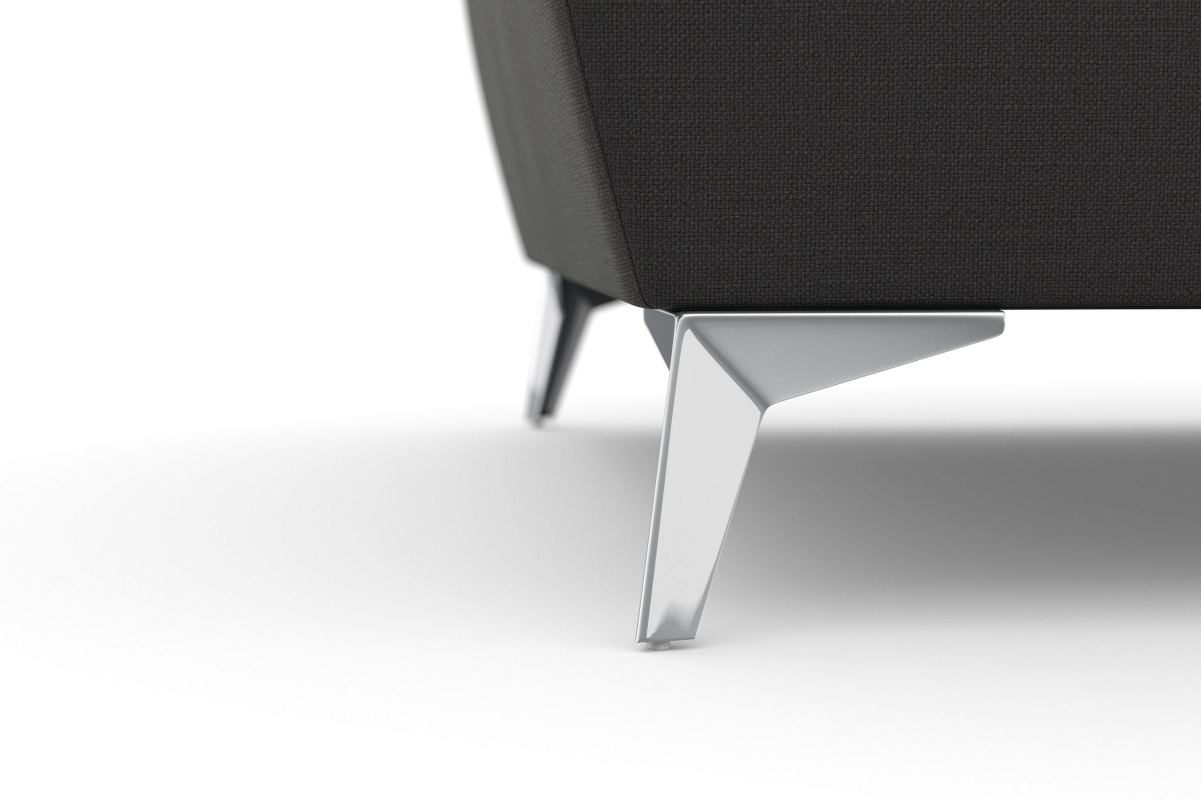 sit&more 2-Sitzer »Latigo«, mit hochwertigen Metallfüßen