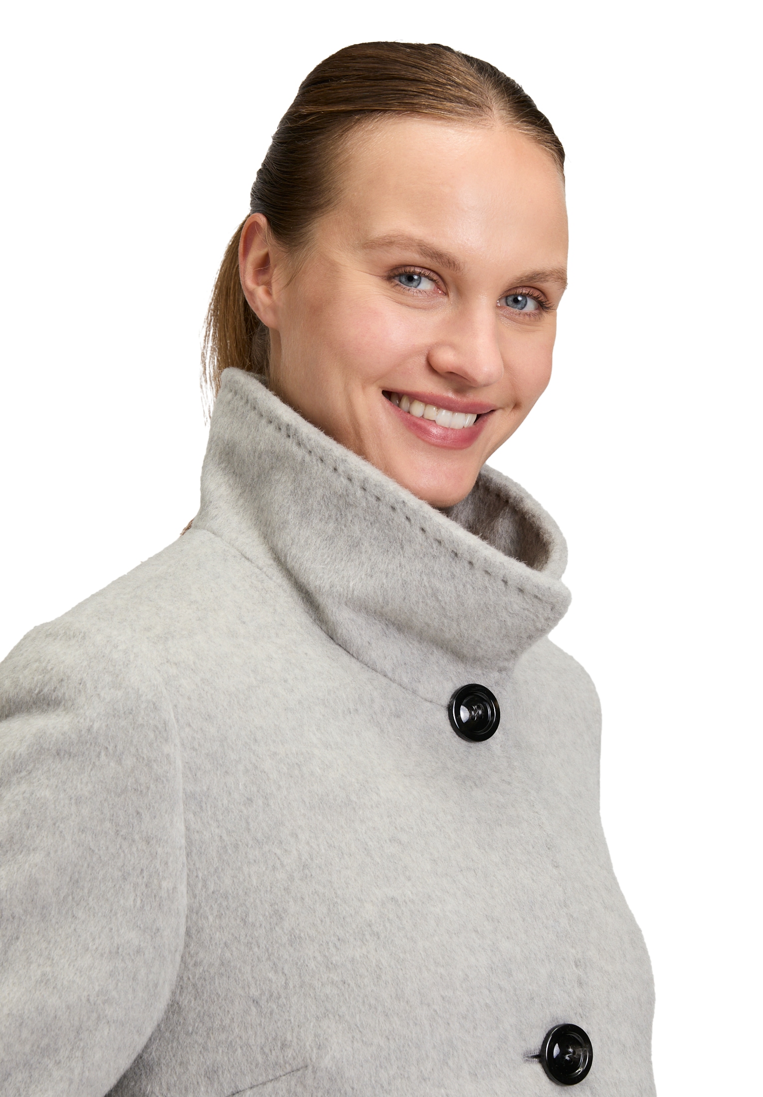 Gil Bret Wolljacke, ohne Kapuze, mit Taschen