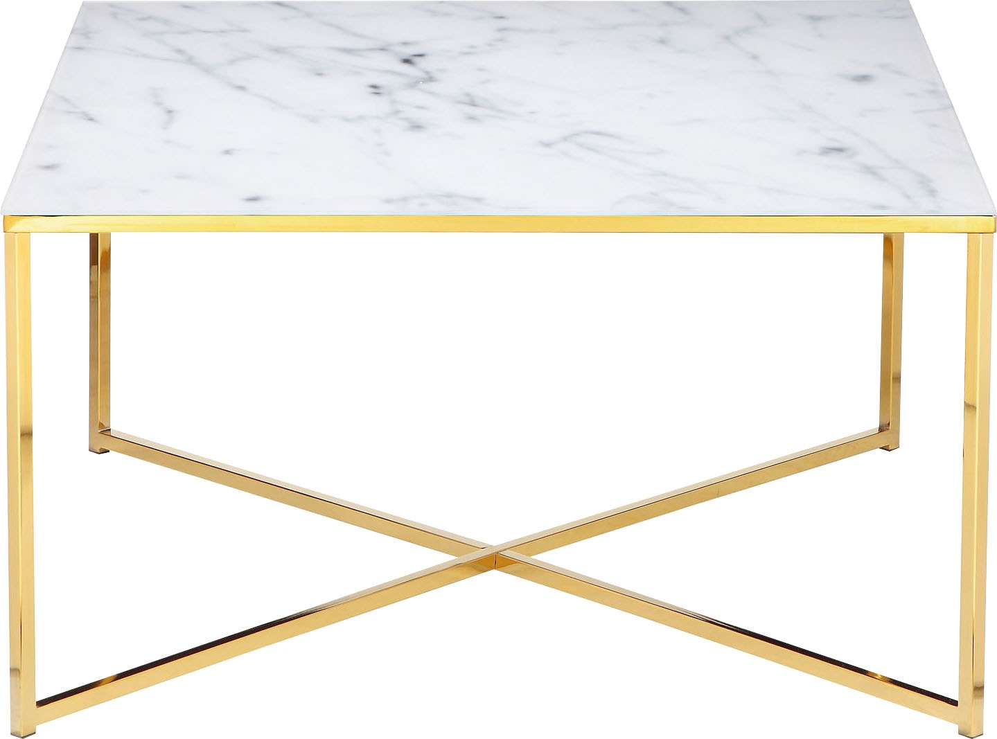 SalesFever Couchtisch »Caorle Coffeetable im eleganten Stil« Eleganz trifft Funktion: Tischplatte in Marmoroptik