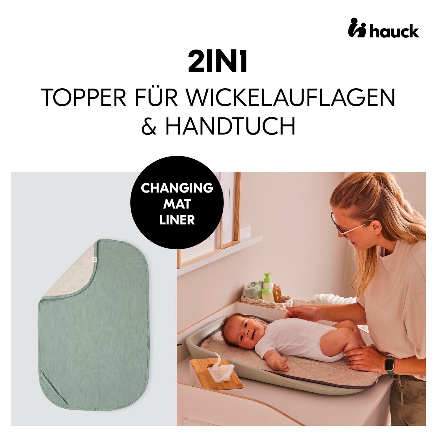 Hauck Wickelauflagenbezug »Changing Mat Liner«