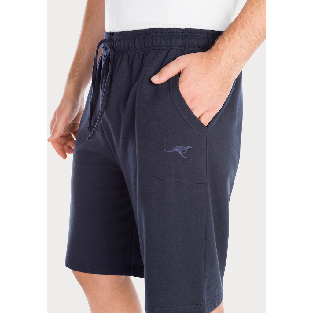 KangaROOS Sweatshorts »kurze Jogginghose«, aus weicher Sweatware mit Kordel