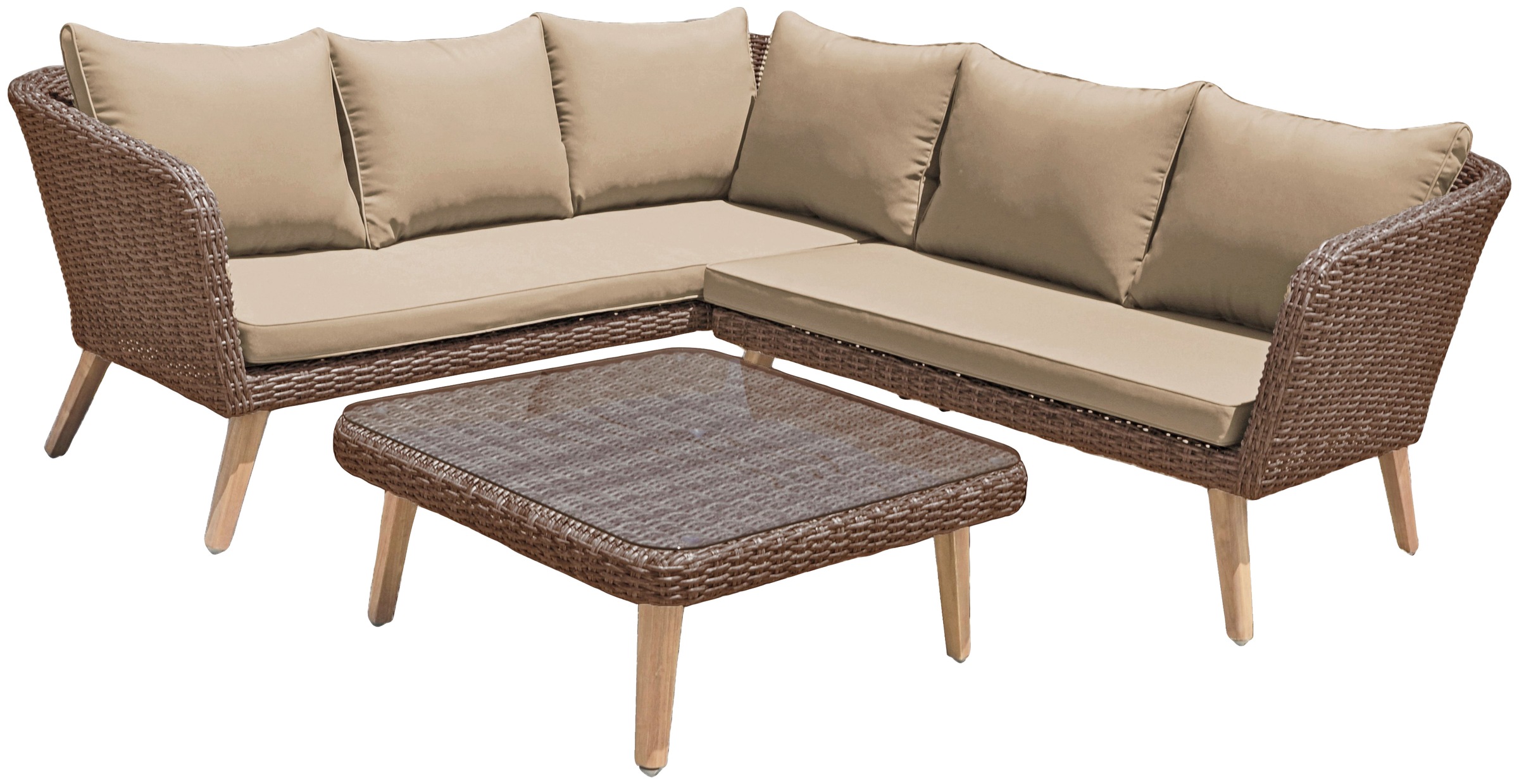 Garden Pleasure Garten-Essgruppe »PAMPLONA«, (1 tlg.), mit bequemer Polsterung