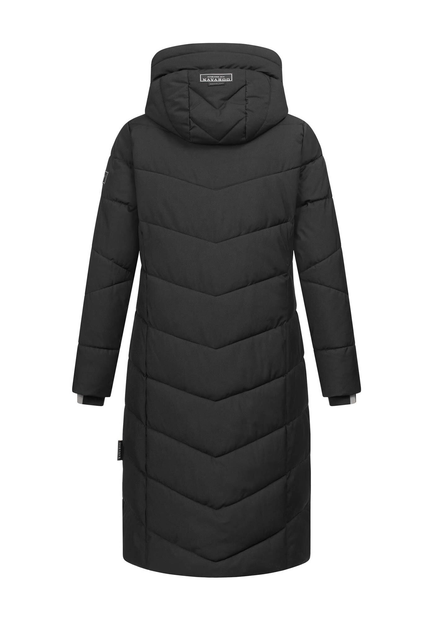 Navahoo Winterjacke »Navahoo Schmatzibaer lange Damen Winter Steppjacke N009«