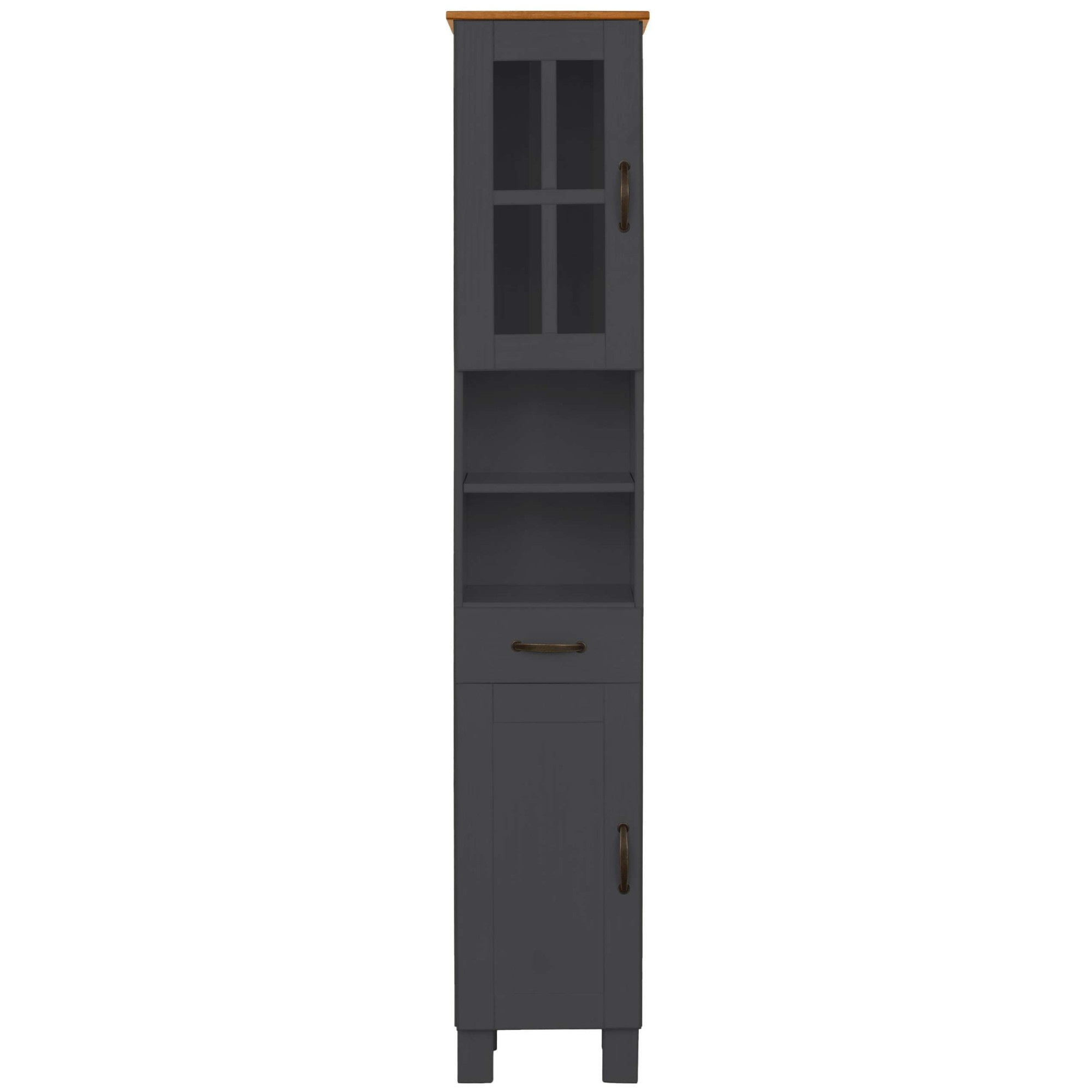 Home affaire Hochschrank »Rodby« FSC®-zertifiziertes Massivholz, Breite 33cm, Höhe 180cm