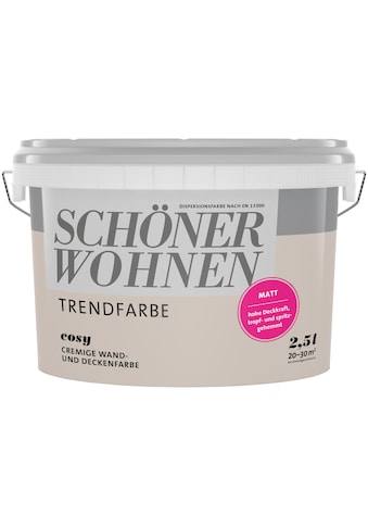 SCHÖNER WOHNEN-Kollektion Wand- und Deckenfarbe »Trendfarbe«, 2,5 l kaufen