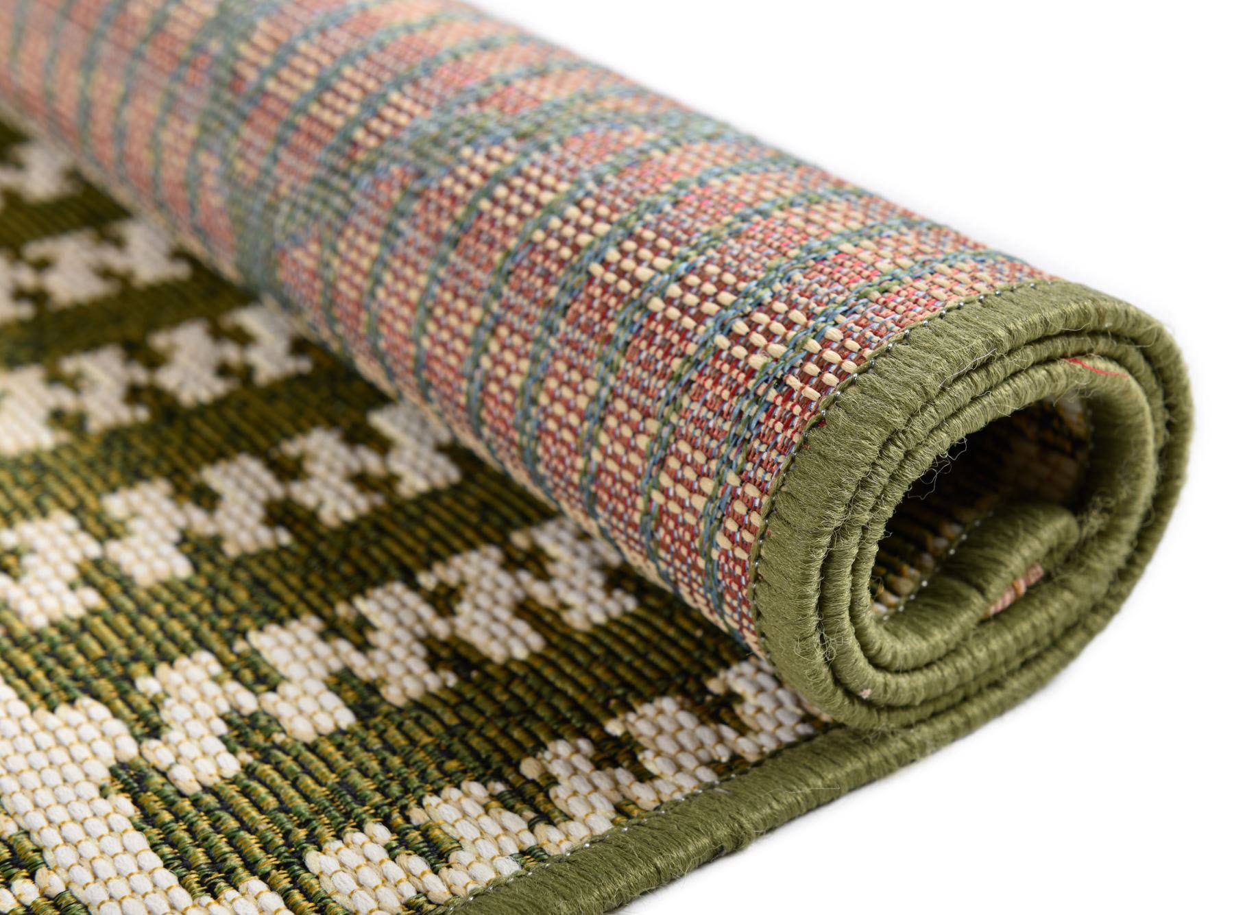 TOM TAILOR HOME Teppich »Funky Outdoor Geometric«, rechteckig, 5 mm Höhe, Flachgewebe, modernes Rauten Design, Outdoor geeignet, Wohnzimmer