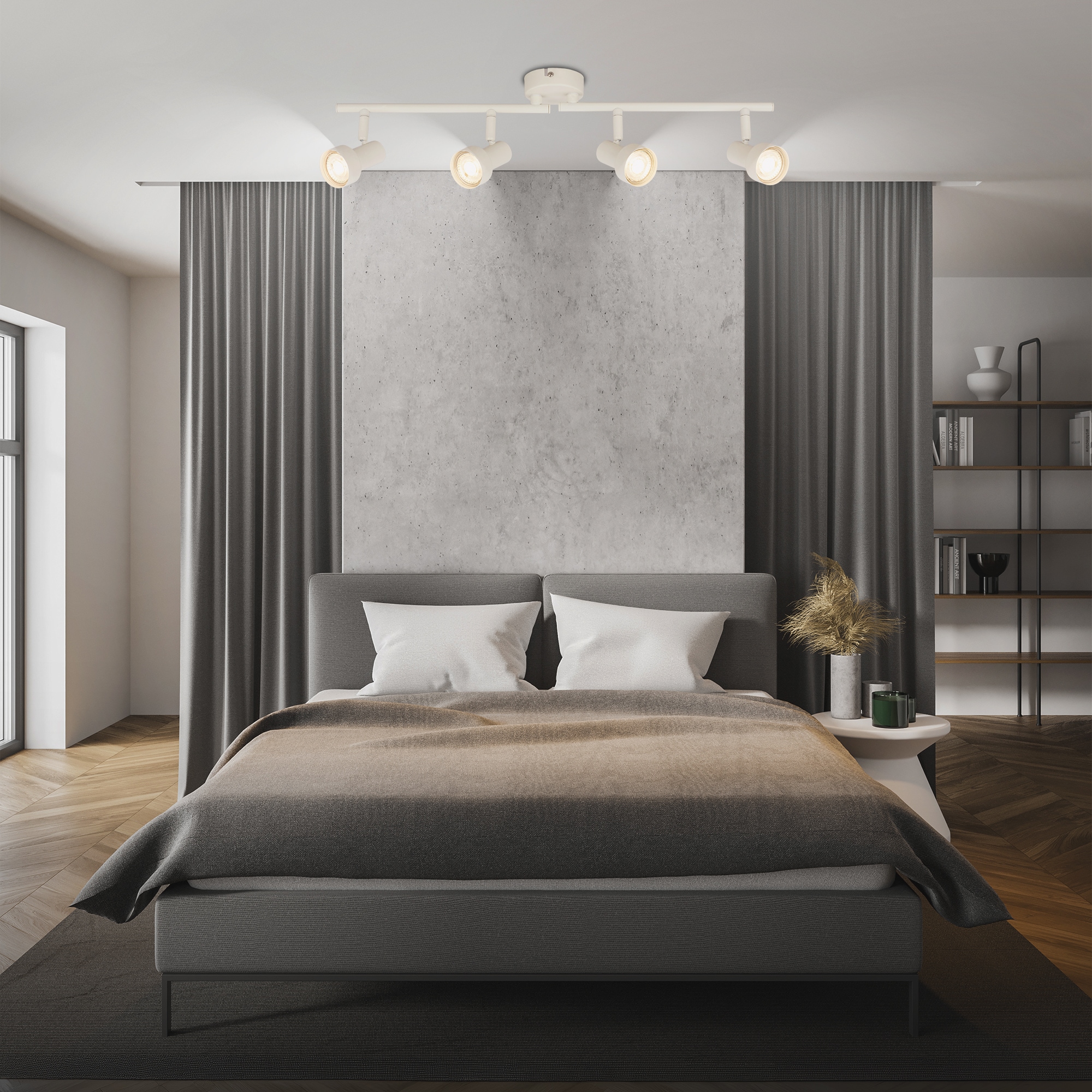 Briloner Leuchten LED Deckenspots »TAPP« GU10 1 Stk. 60,5x13,5 cm, Wohnzimmer, Schlafzimmer, Flur, Büro