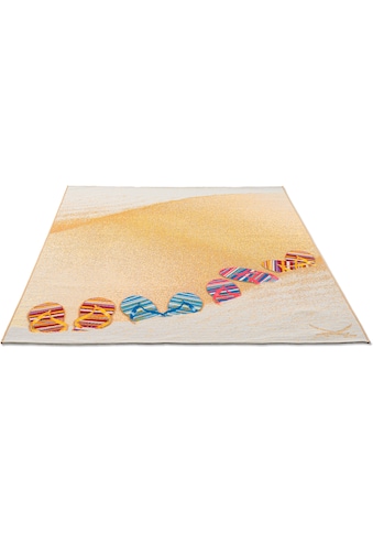 Sansibar Teppich »Rantum Beach SA-017«, rechteckig, Flachgewebe, modernes Design,... kaufen