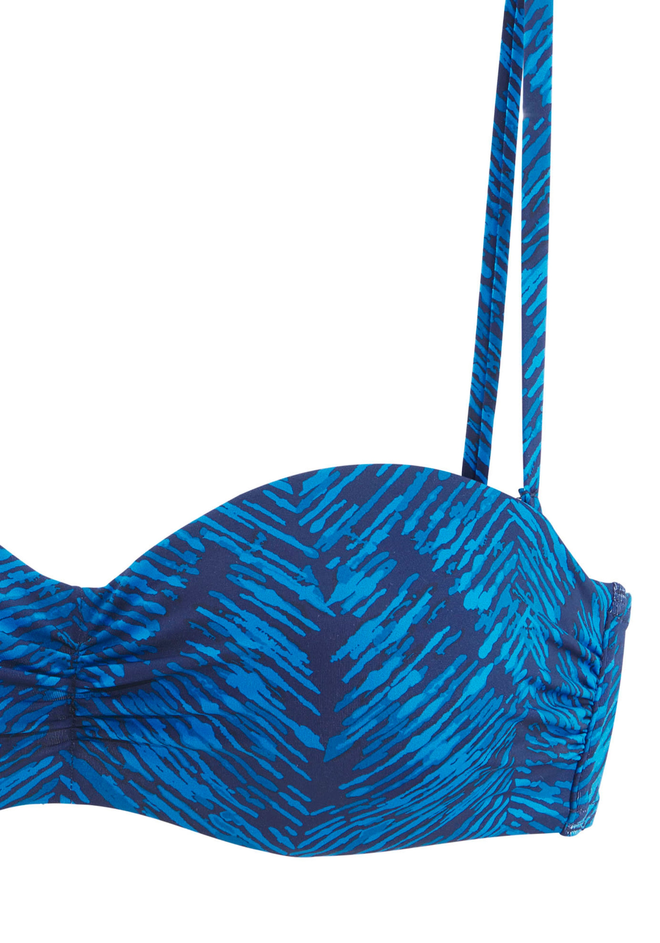 JETTE Bügel-Bandeau-Bikini-Top »Floretta«, in Ton in Ton-Harmonie