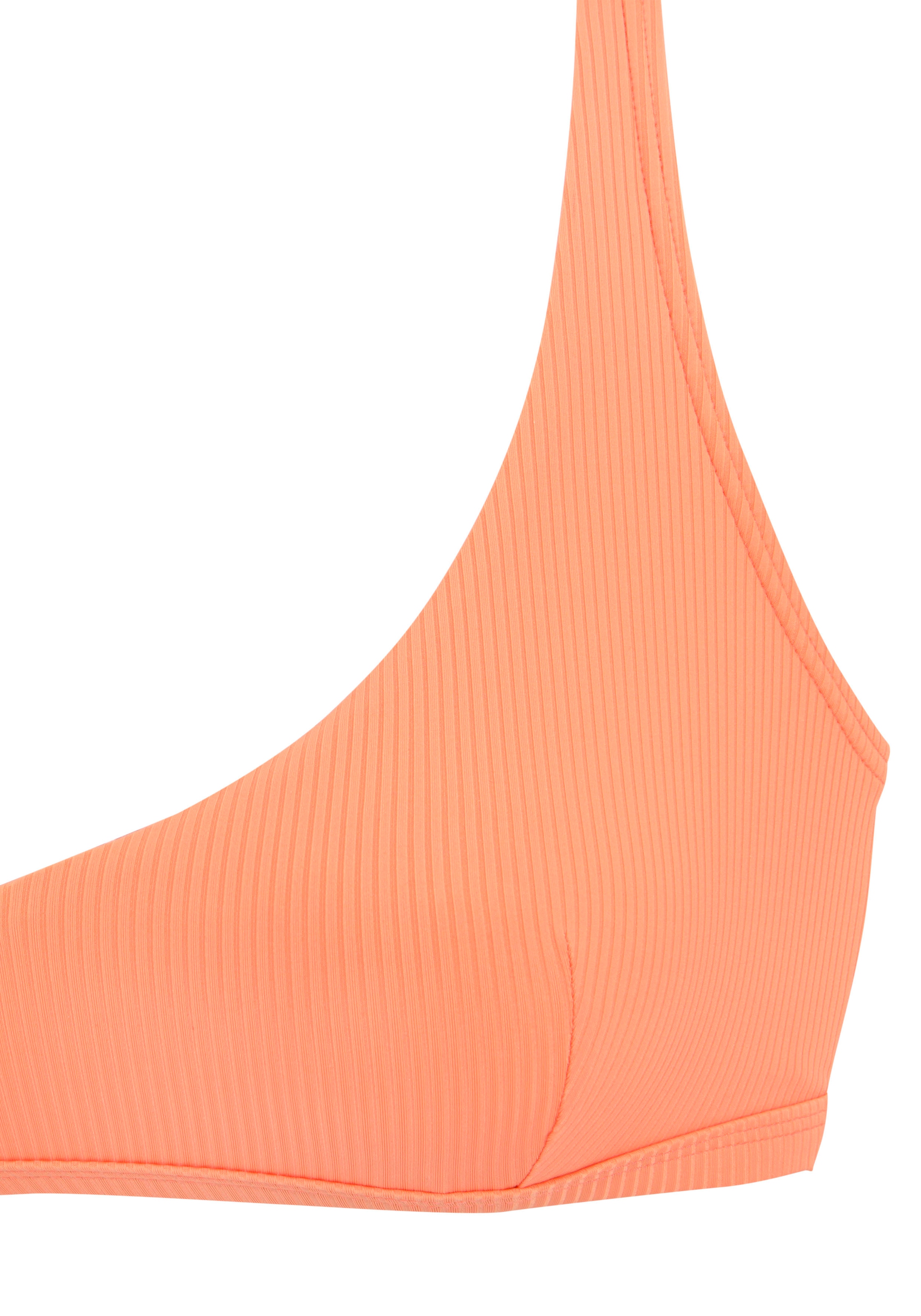 Venice Beach Bustier-Bikini-Top »Lucky«, aus gerippter Strukturware
