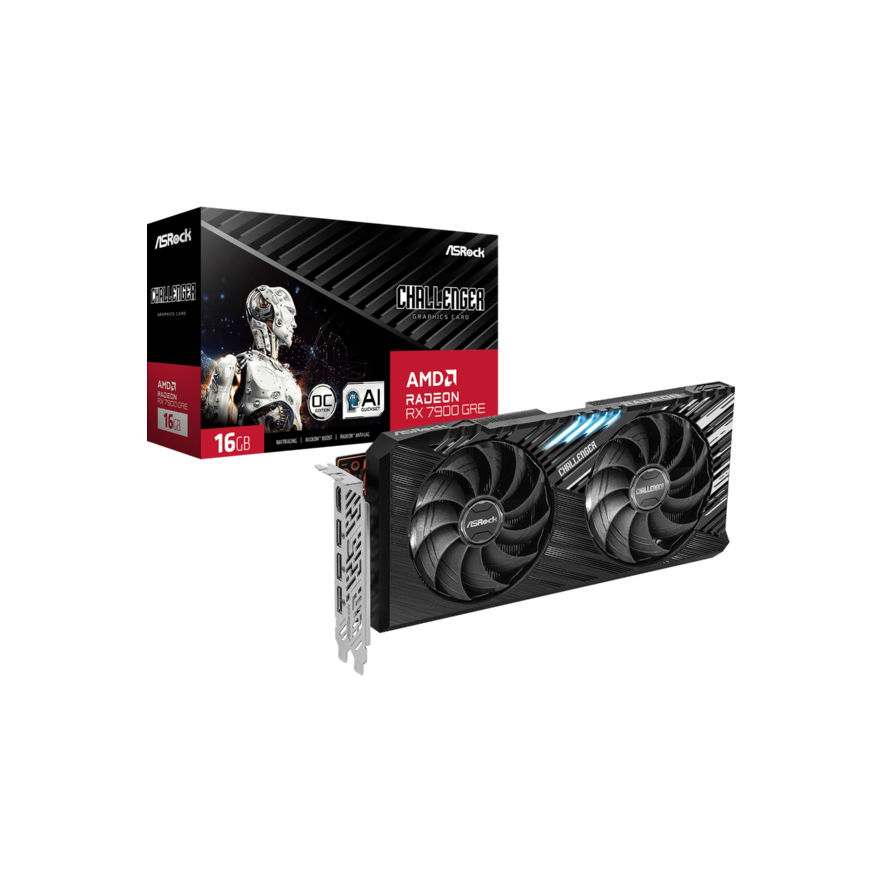 Grafikkarte »Radeon™ RX 7900 GRE Challenger 16GB OC«, 16 GB, GDDR6