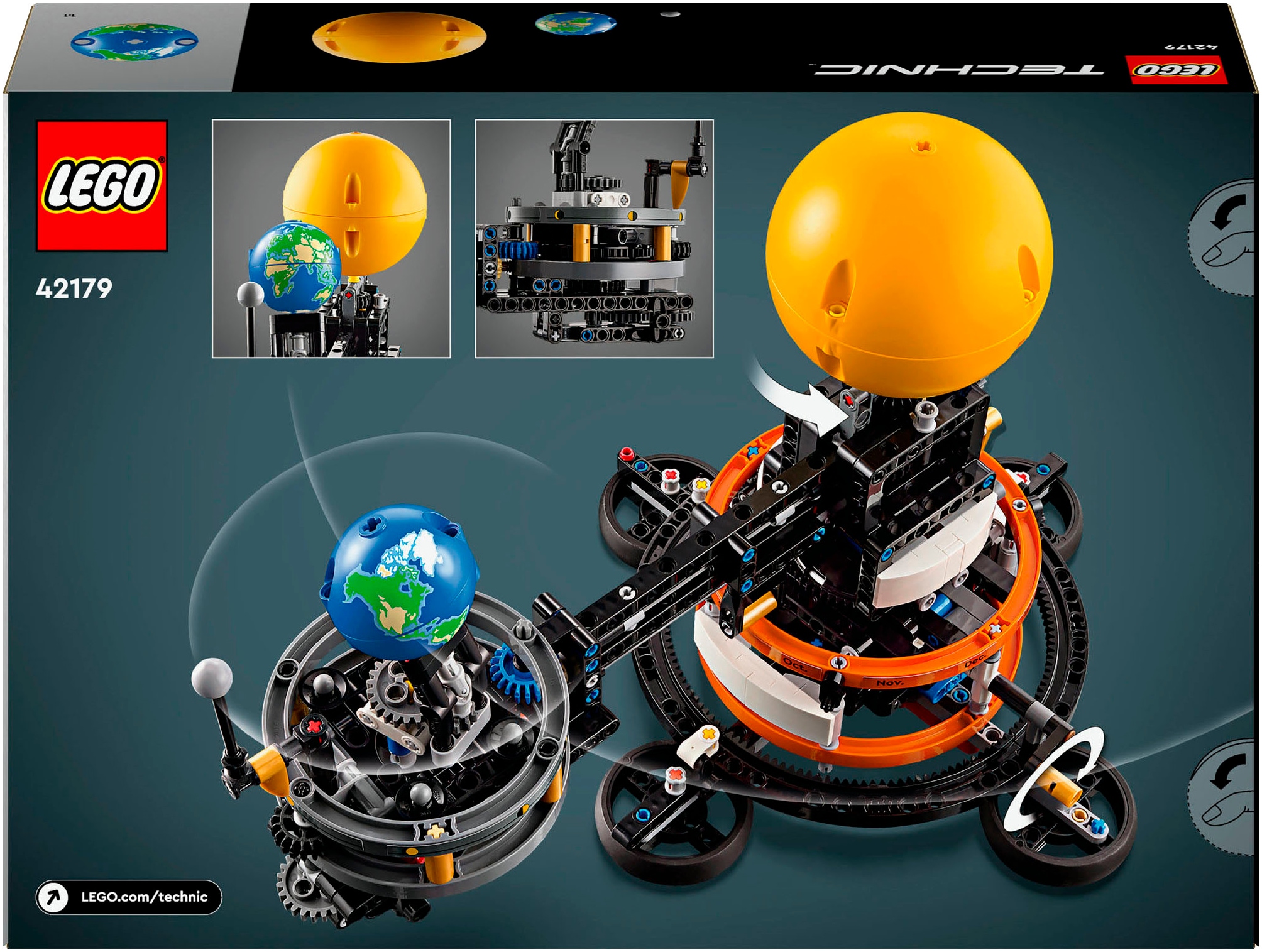 LEGO® Konstruktionsspielsteine »Sonne Erde Mond Modell (42179), LEGO® Technic«, (526 St.), Made in Europe