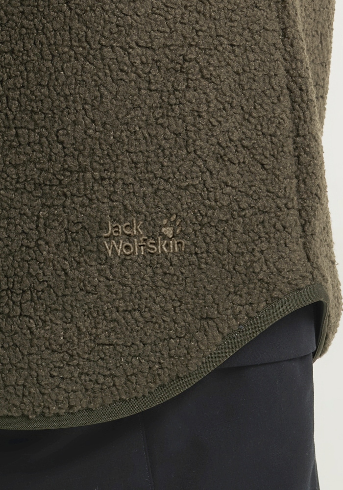 Jack Wolfskin Funktionsmantel »HIGH CURL COAT W« Fleecemantel, warm & winddicht
