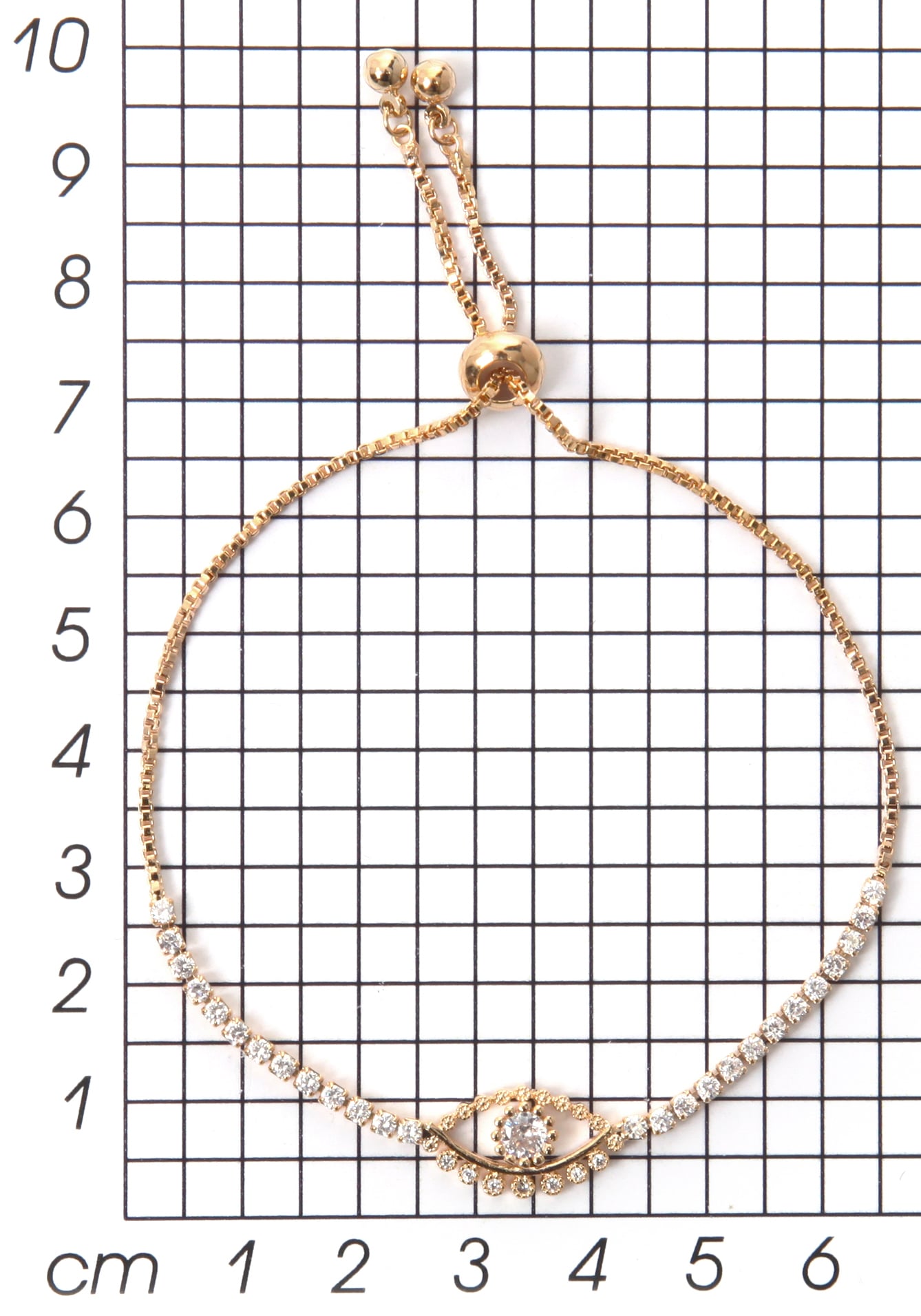 Firetti Armband »magisches Auge« mit Strassteinen