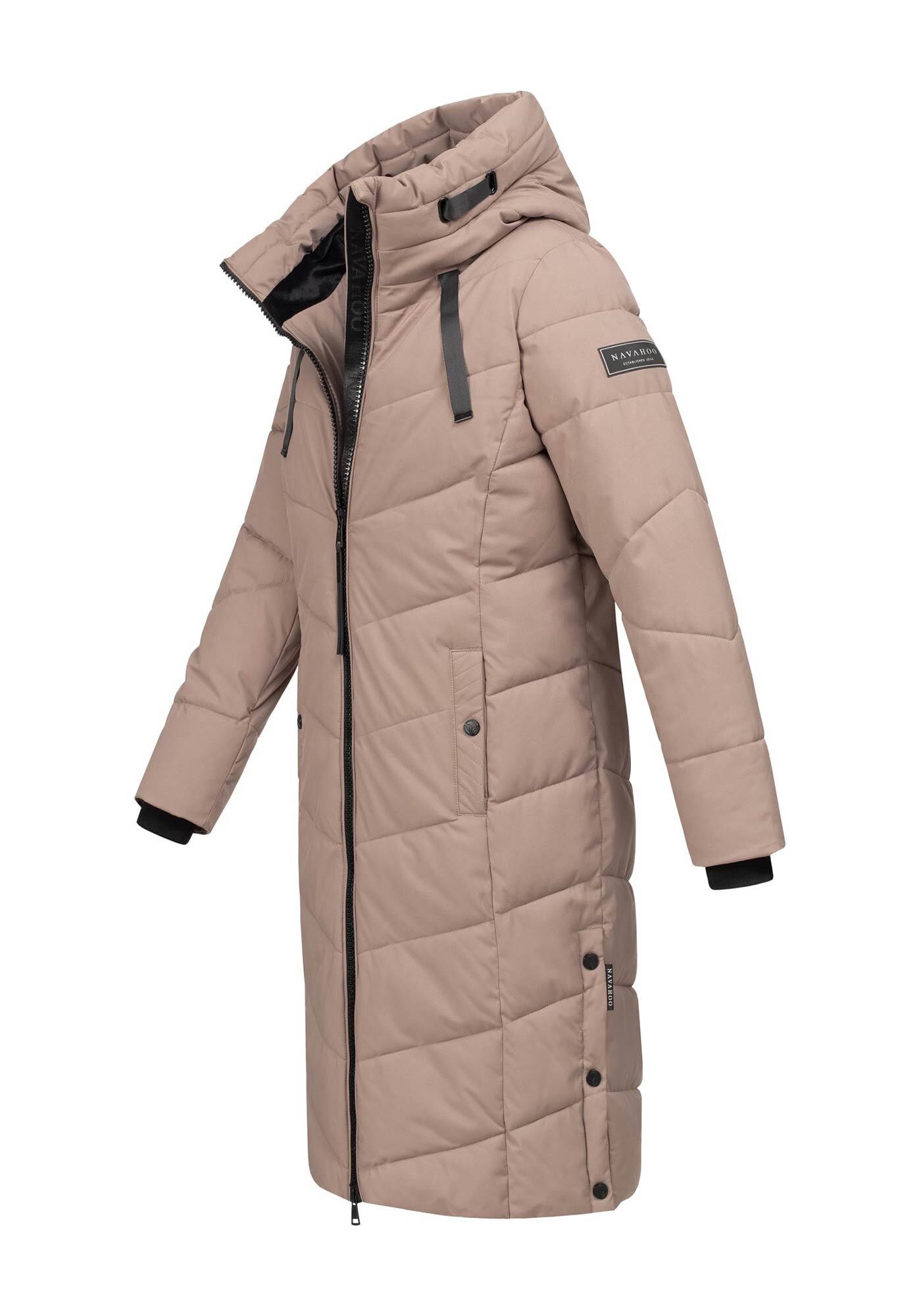 Navahoo Winterjacke »Navahoo Schmatzibaer lange Damen Winter Steppjacke N009«