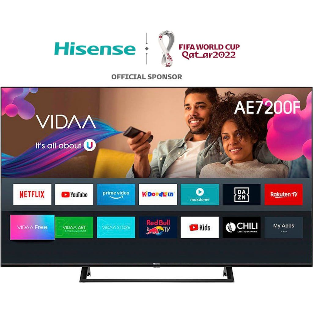 Hisense LED-Fernseher »43AE7200F«, 108 cm/43 Zoll, 4K Ultra HD, Smart-TV