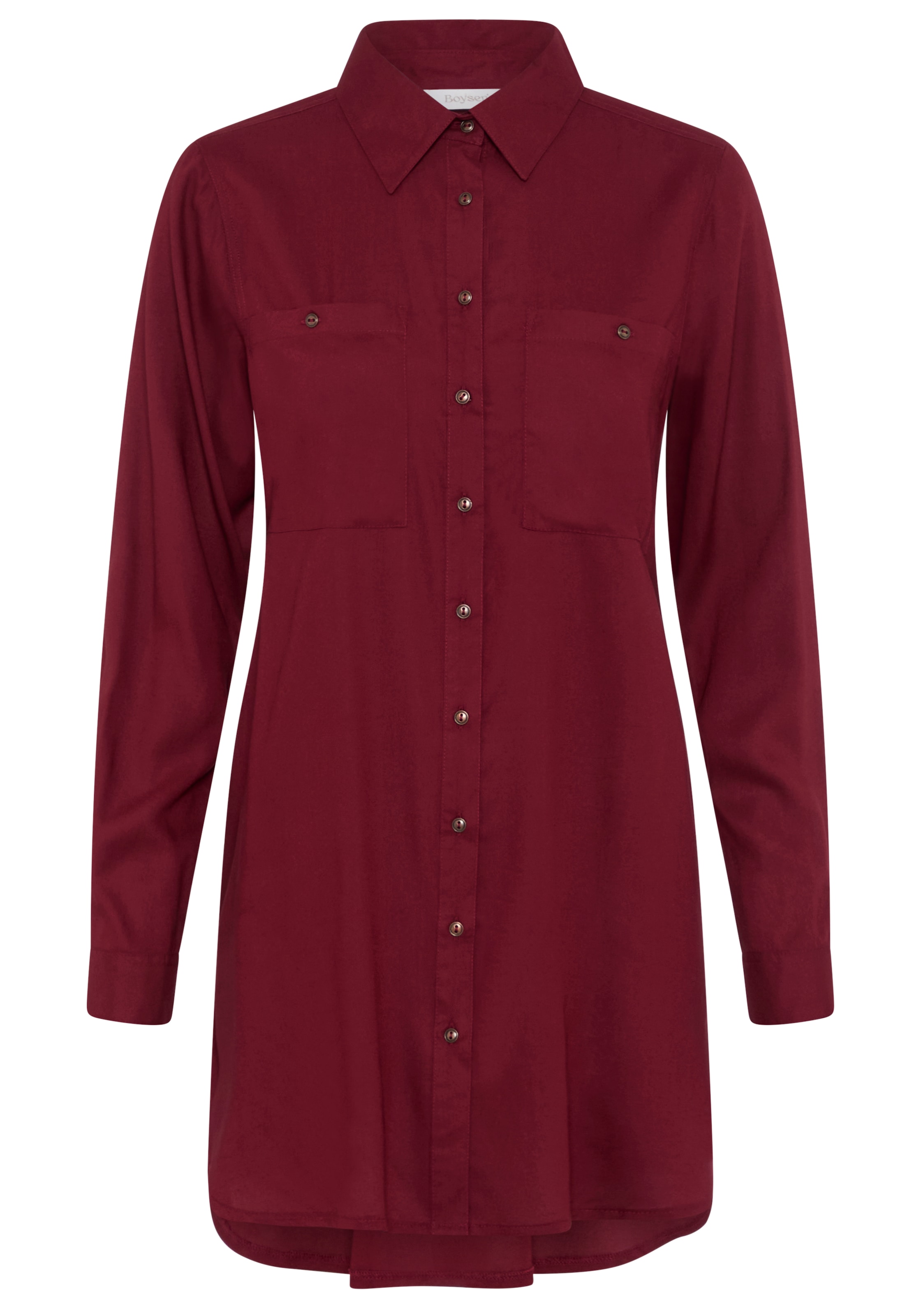 Boysen's Longbluse mit tiefen Seitenschlitzen