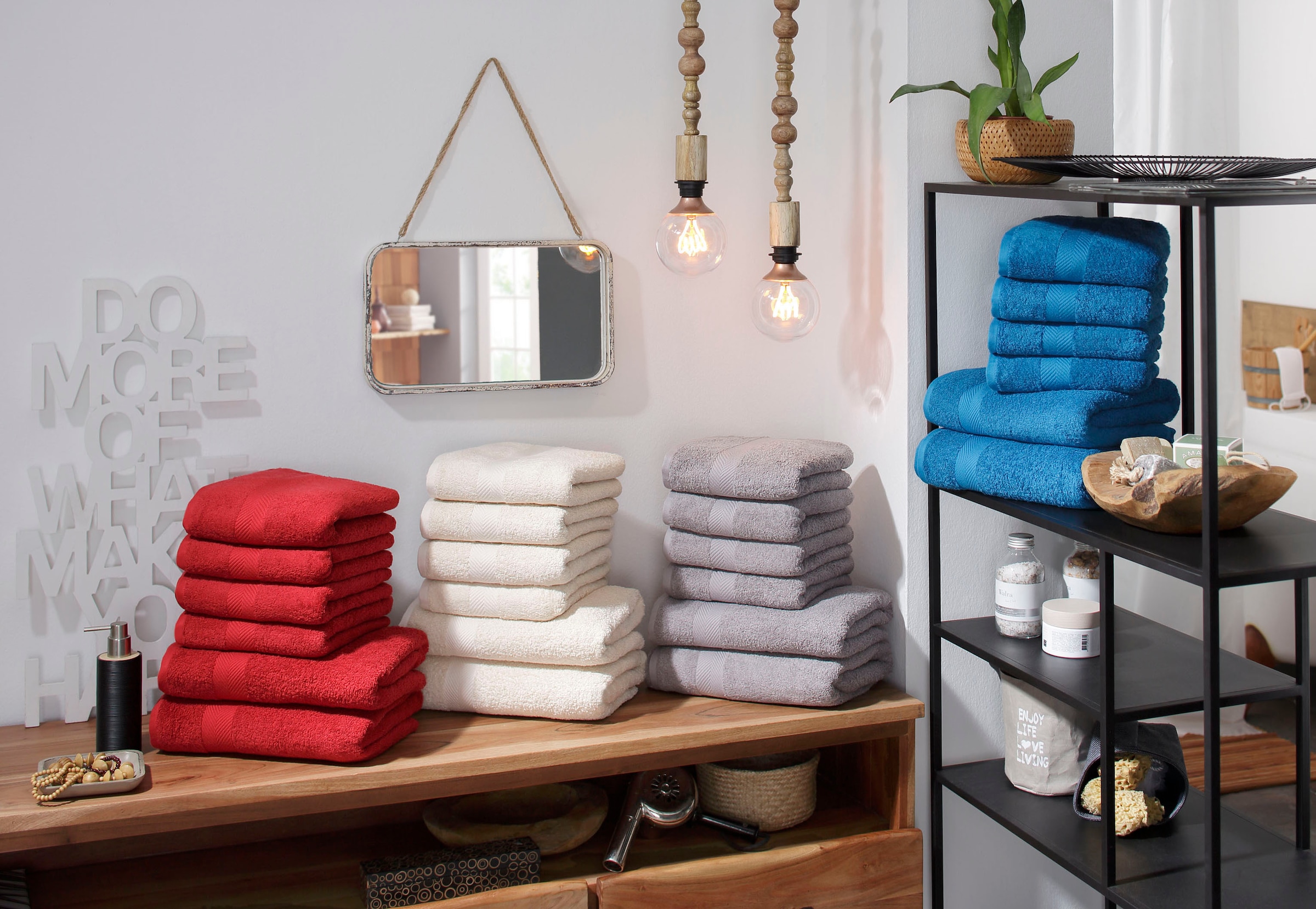 Home affaire Handtücher »Eva«, St.), kaufen Baumwolle % Handtuchset Premium-Qualität aus 100 flauschig, online (4 550g/m²