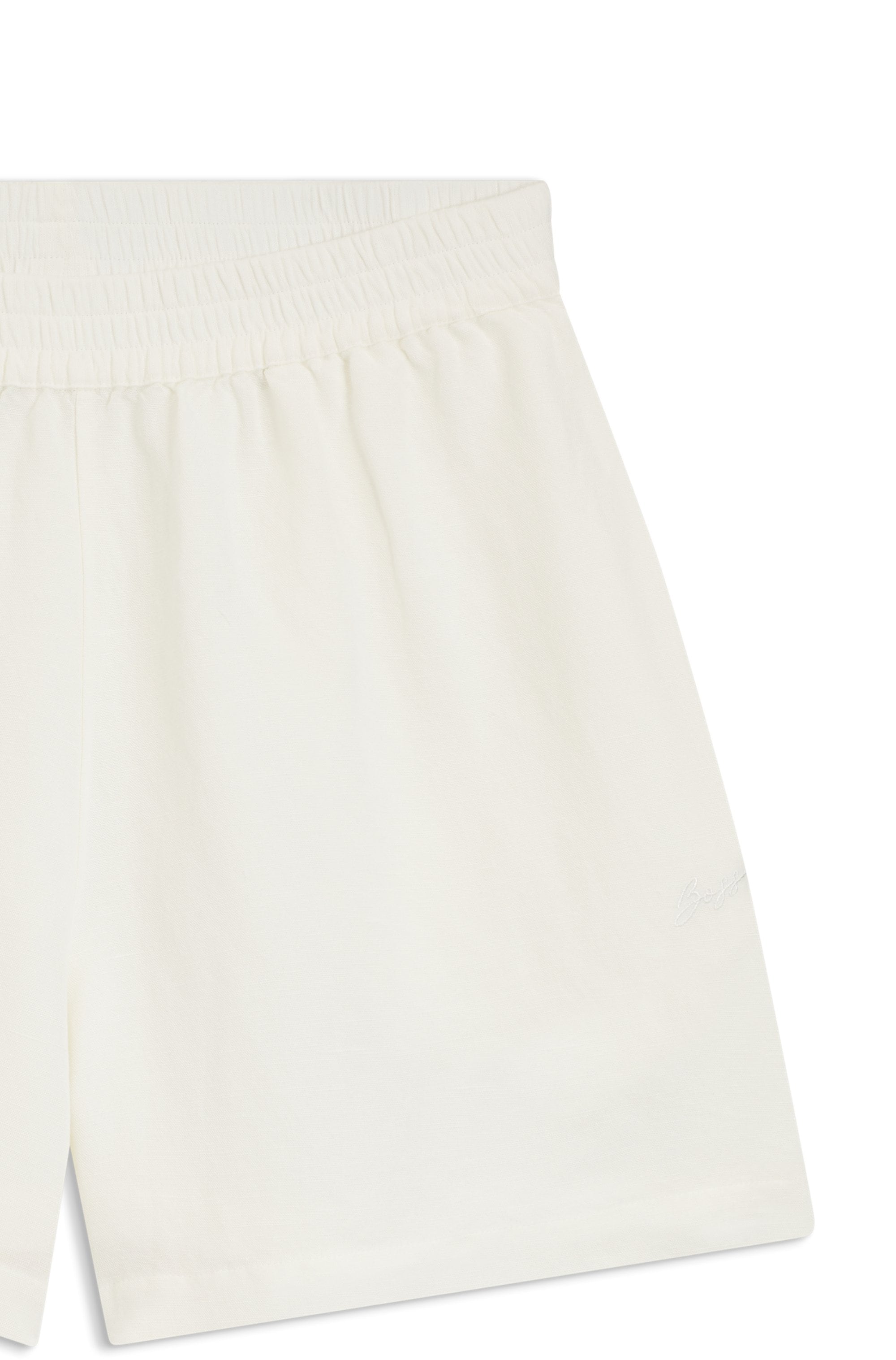BOSS ORANGE Shorts »Tallan Premium Damenmode«  aus einem Leinen-Mix