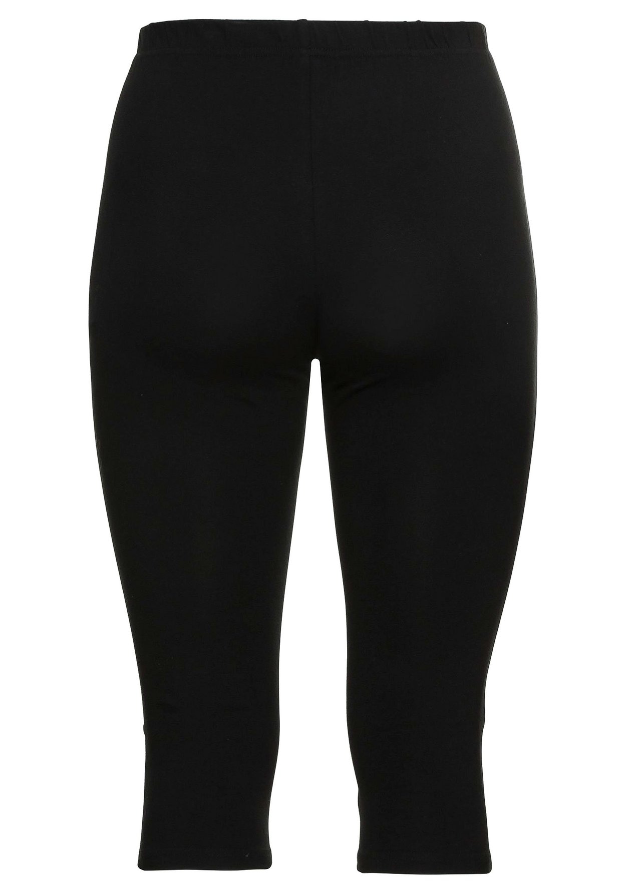 Sheego Leggings »Leggings mit Raffung und Deko-Knöpfen am Saum«