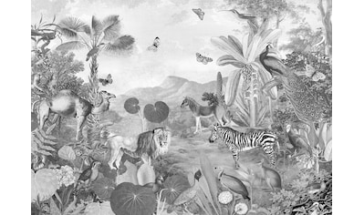 Komar Fototapete »Flora and Fauna«, bedruckt-floral-abstrakt kaufen
