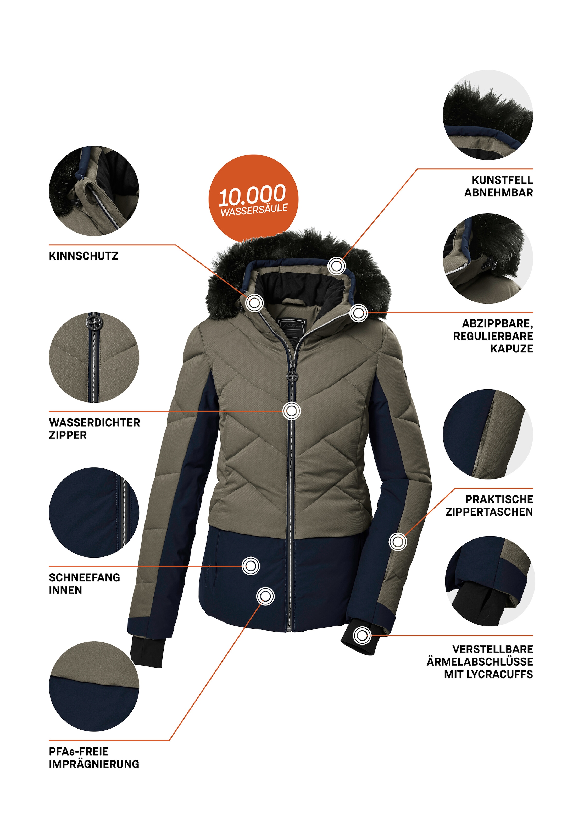 Killtec Skijacke »KSW 102 WMN SKI QLTD JCKT«