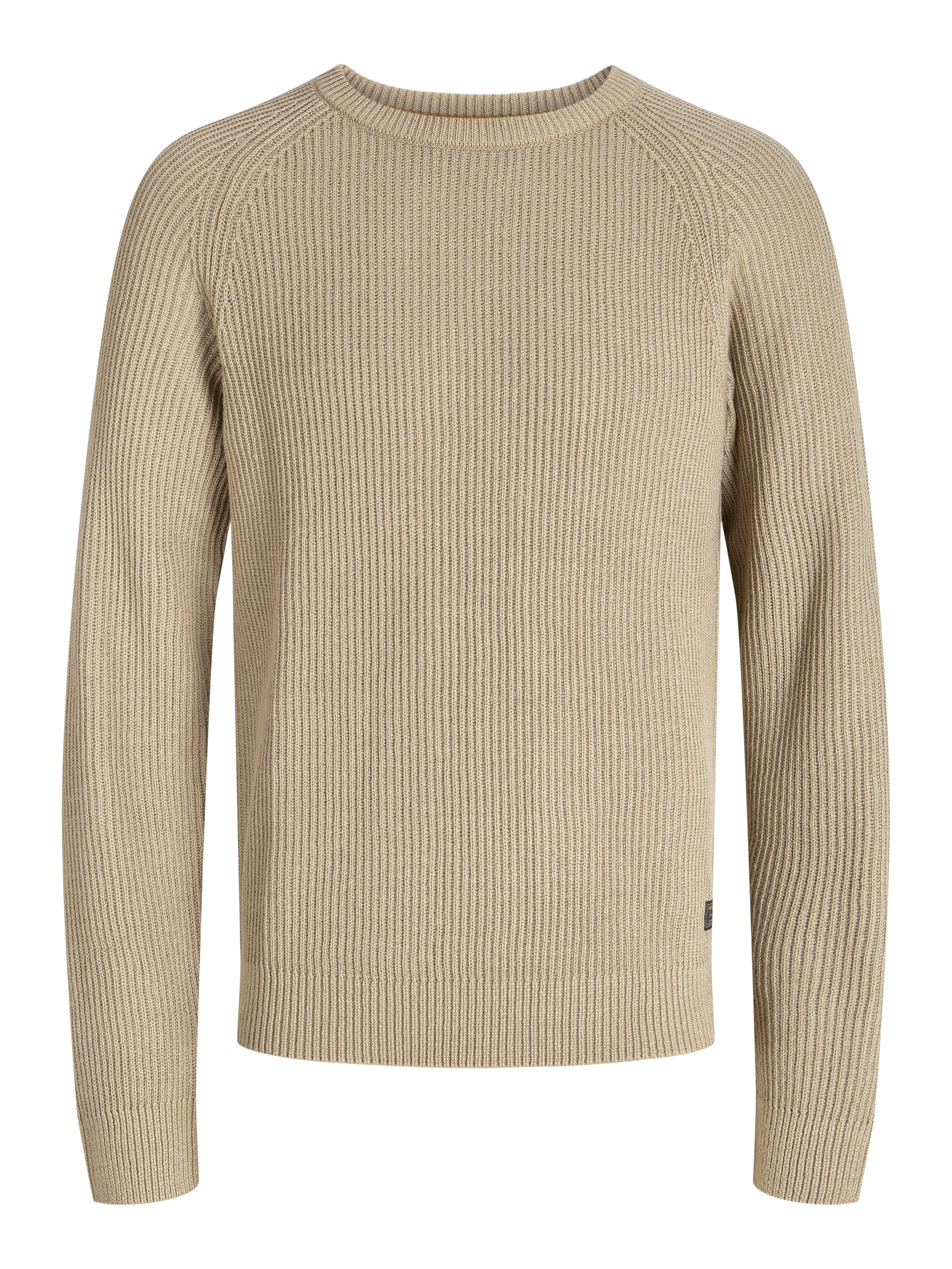 Jack & Jones Rundhalspullover »JJPANNEL KNIT CREW NECK AW25«