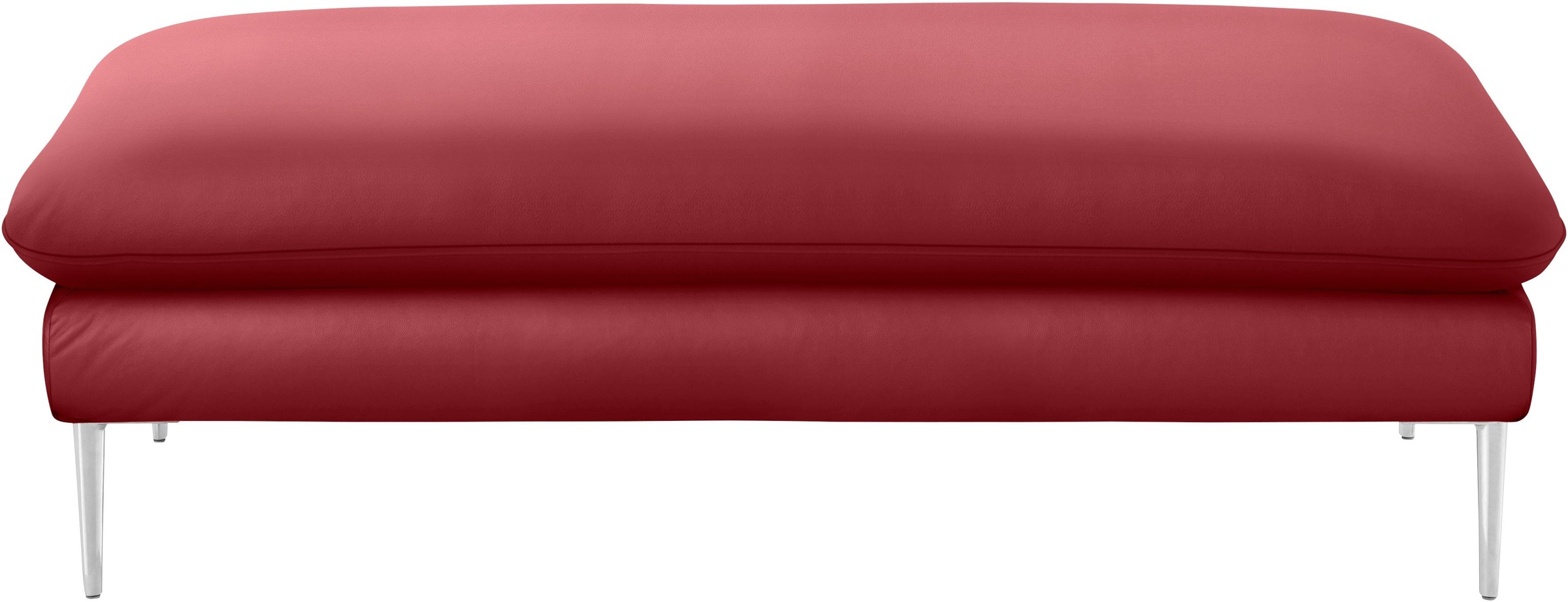 W.SCHILLIG Hocker »enjoy&MORE«, Füße Chrom glänzend, Breite 151 cm