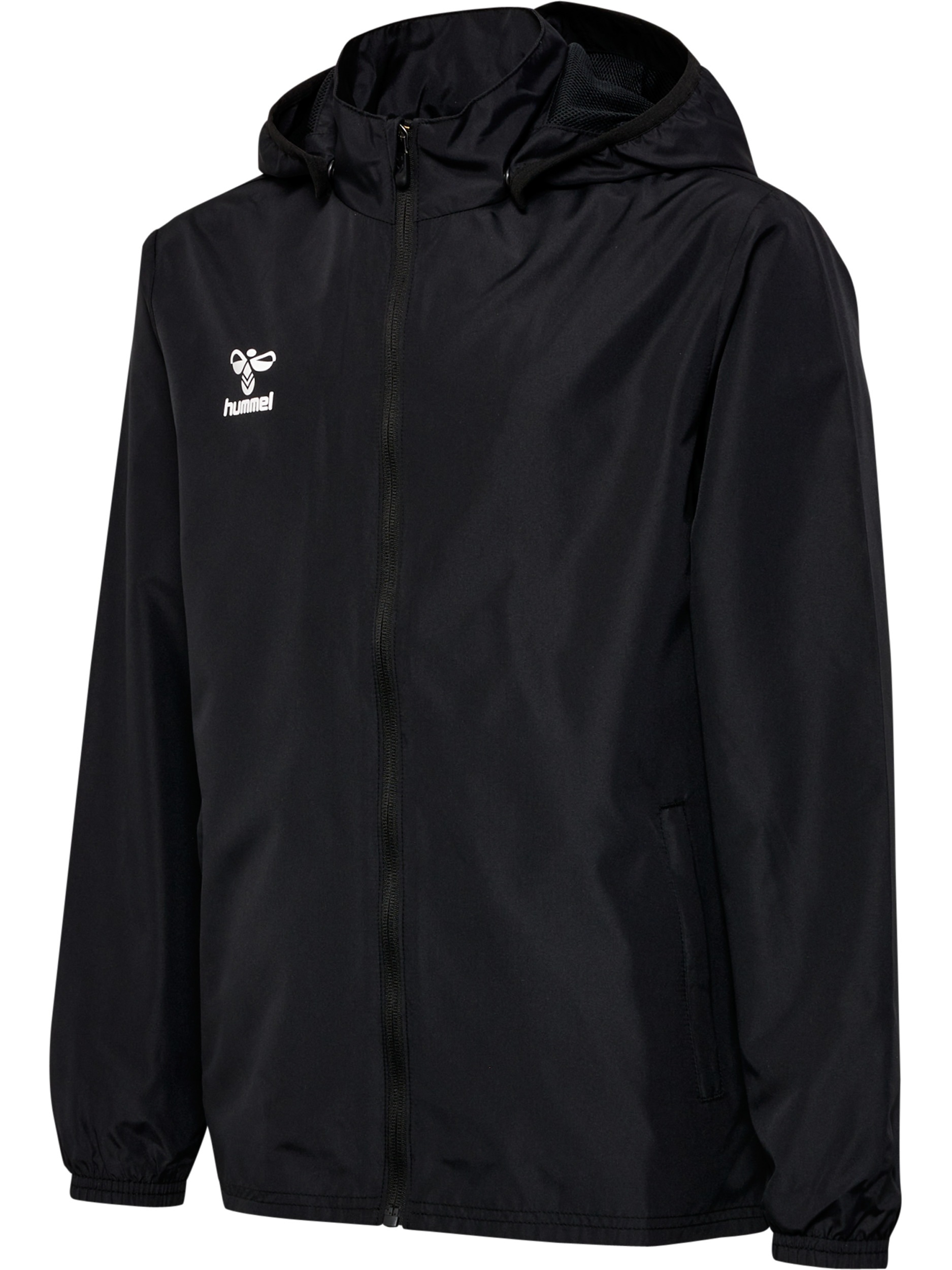 hummel Allwetterjacke »HMLESSENTIAL AW JACKET KIDS« mit Kapuze sportlicher Stil, atmungsaktiv, wasser- und schmutzabweisen