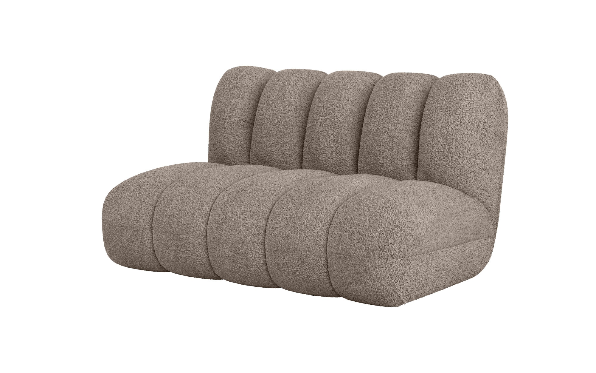 LeGer Home by Lena Gercke 2-Sitzer »Priya Designersofa, moderne Steppung, auch in Bouclé«, gemütlich und modern, B/T/H: 155/108/84 cm