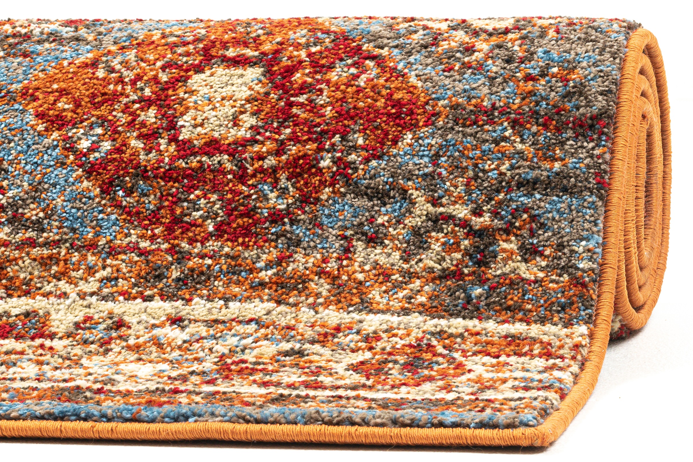 Gino Falcone Teppich »Felicia 26559« rechteckig 12 mm Höhe Kurzflor, modernes Ethno-Design, weicher Flor