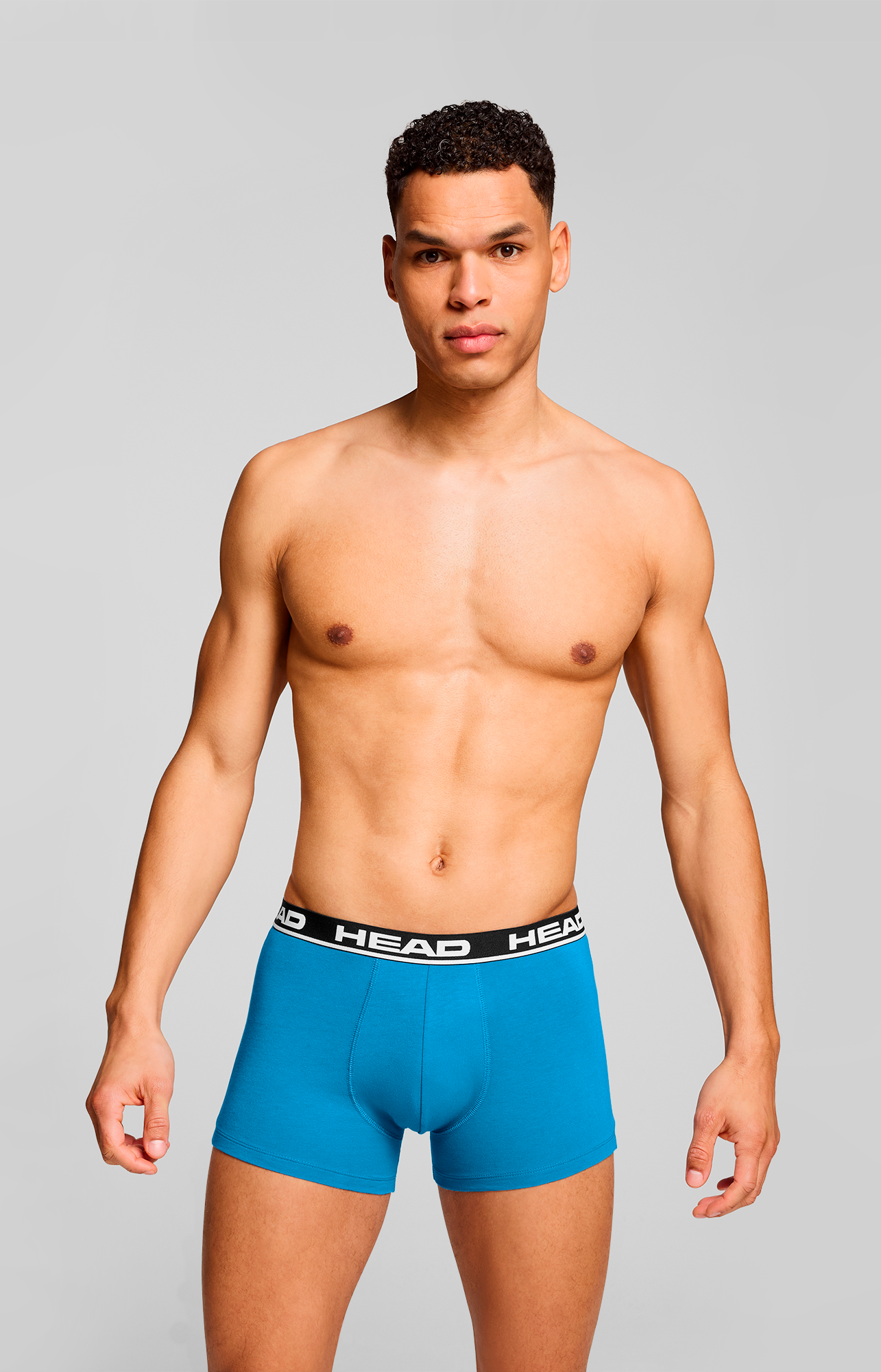 Head Boxershorts »HEAD BASIC BOXER 2P«, (2er Pack), mit elastischem Logobund