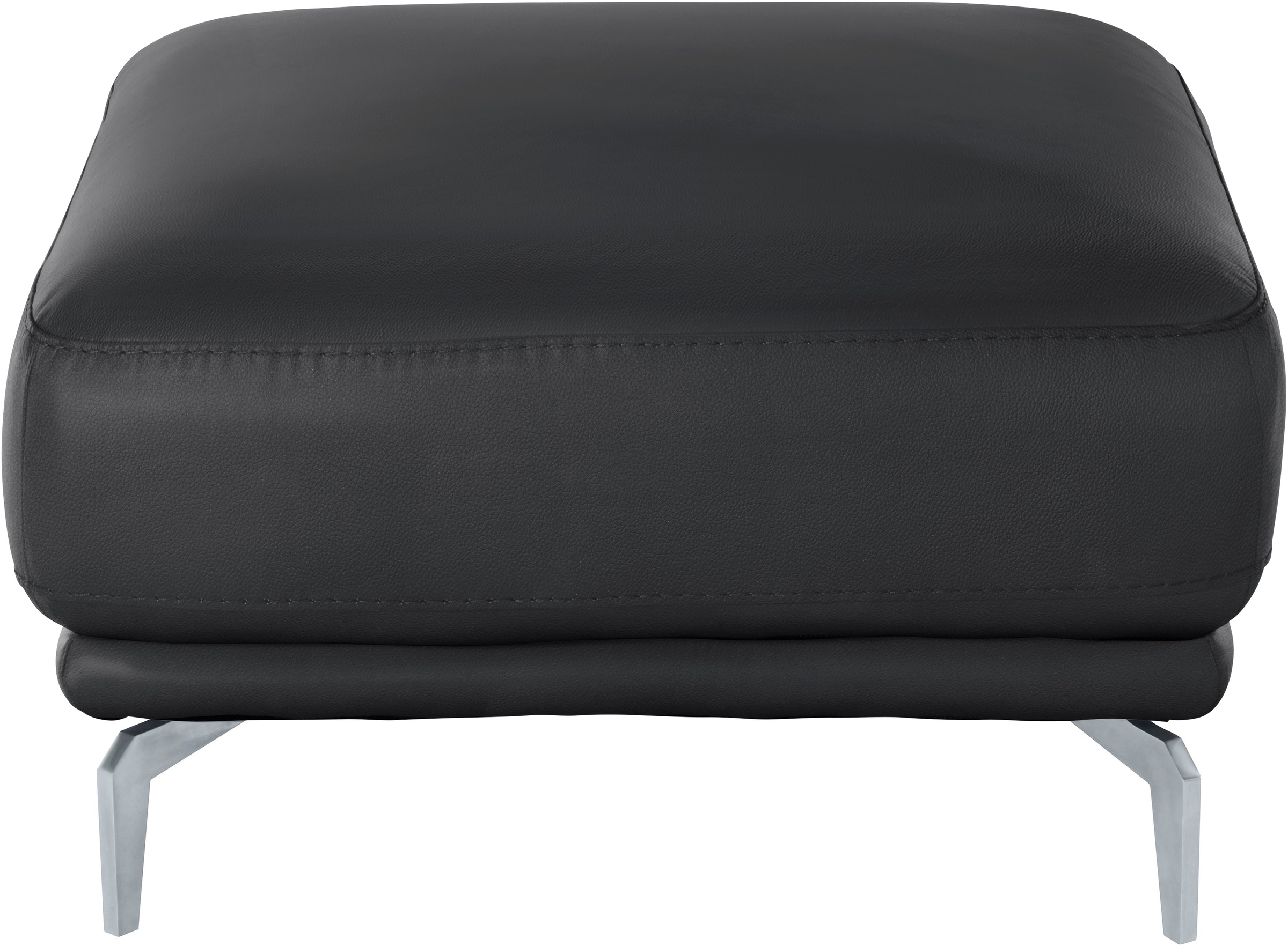W.SCHILLIG Hocker »montanaa«, mit Metallfüßen in Silber matt, Breite 71 cm