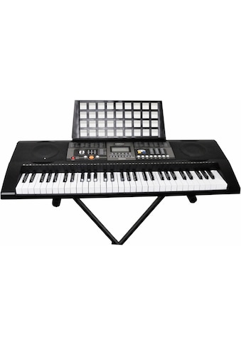 Home-Keyboard »61-Tasten Keyboard mit LC-Display«, (Set)